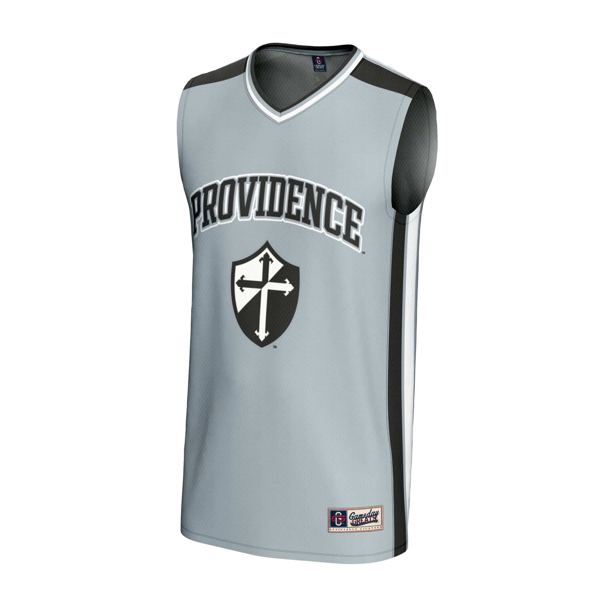 Providence Friars Unisex Spirit Basketball Jersey Silver - front view