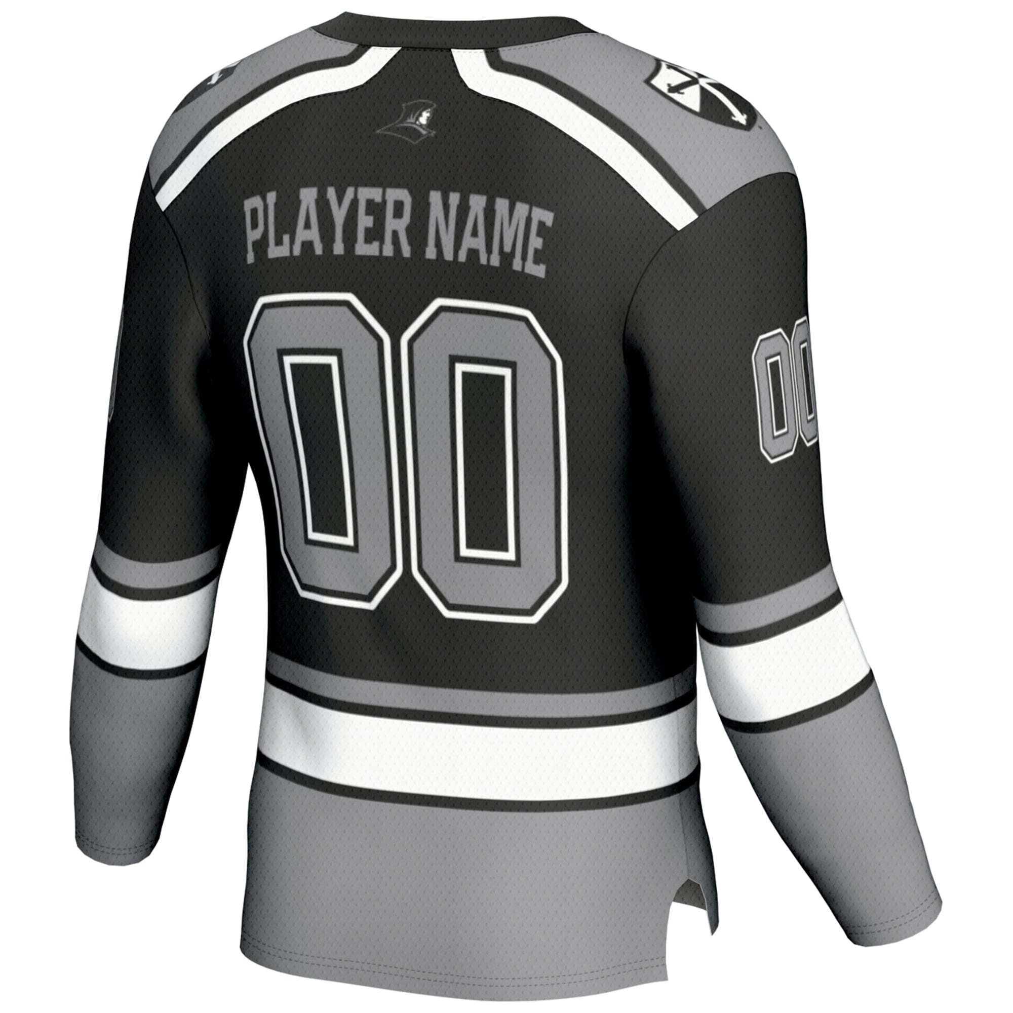 Providence Friars Unisex Women's Ice Hockey Jersey Black - back view