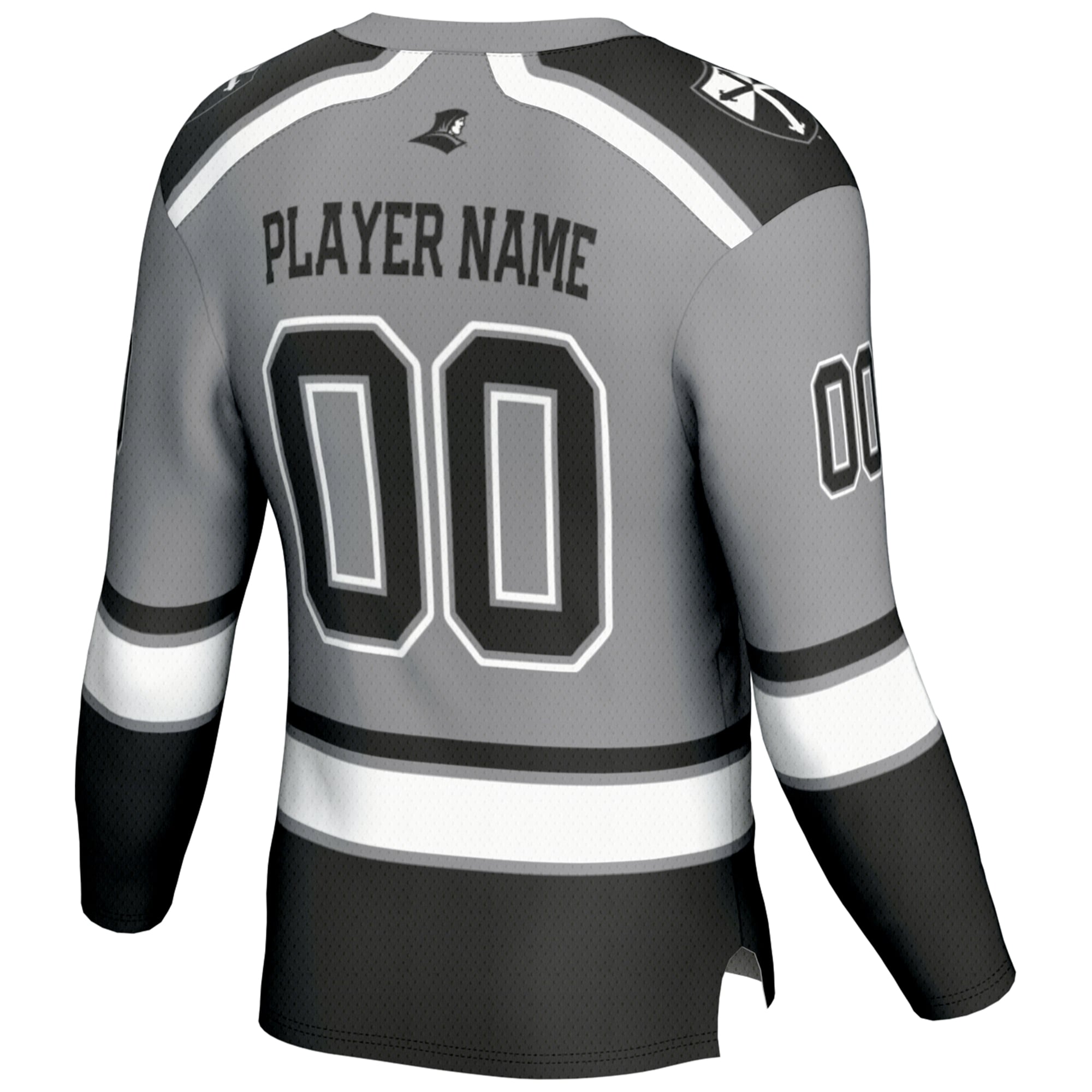 Providence Friars Unisex Women's Ice Hockey Jersey Gray - back view