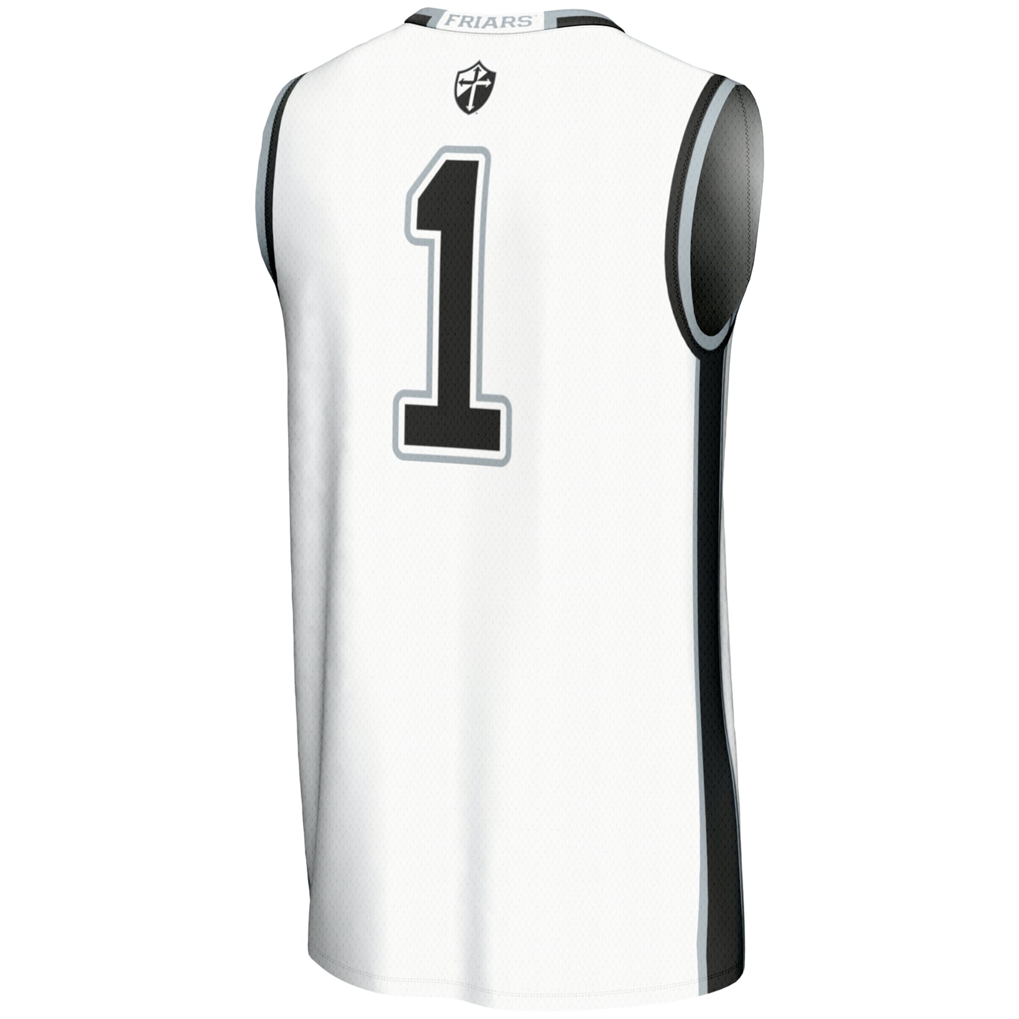 #1 Providence Friars Youth Lightweight Basketball Jersey White - back view