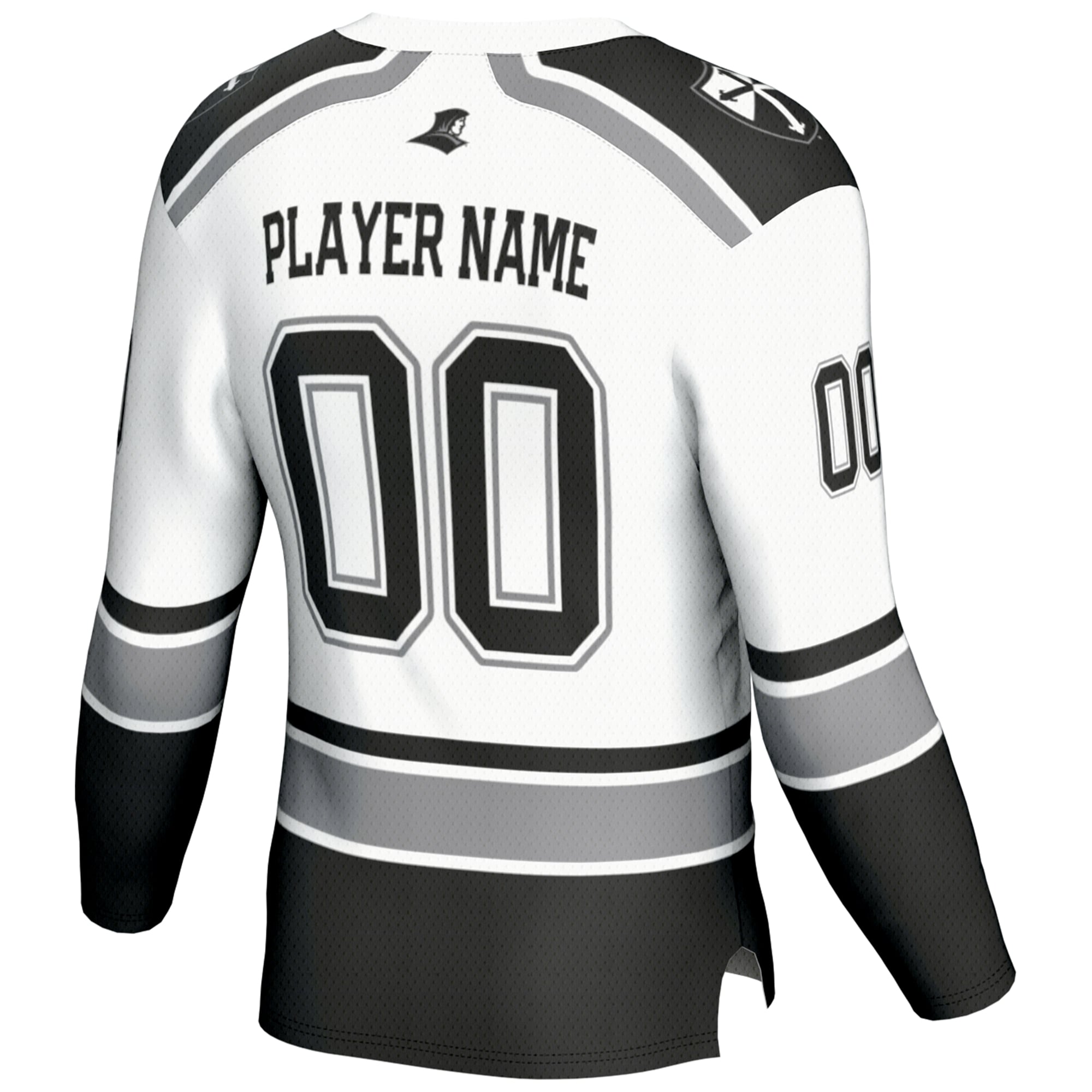 Providence Friars Youth Women's Ice Hockey Jersey White - back view