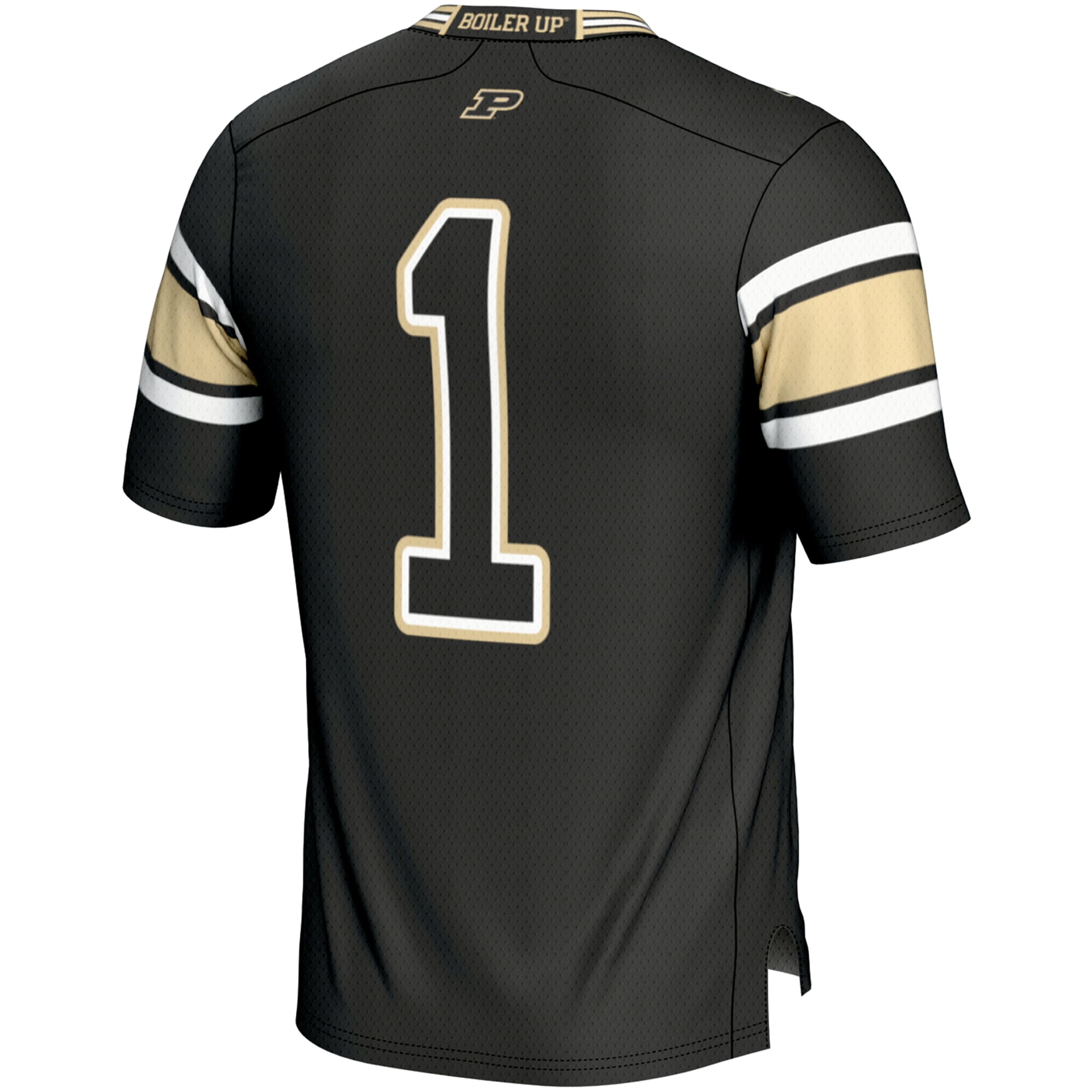 #1 Purdue Boilermakers Endzone Football Jersey Black - detail view 1