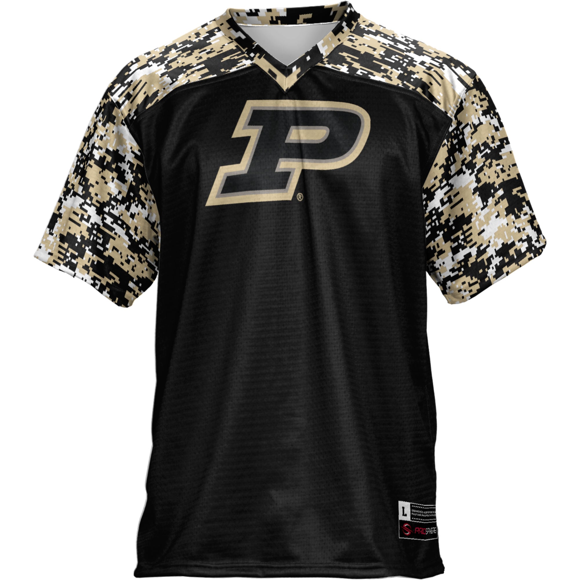 Purdue Boilermakers Football Jersey Black - front view