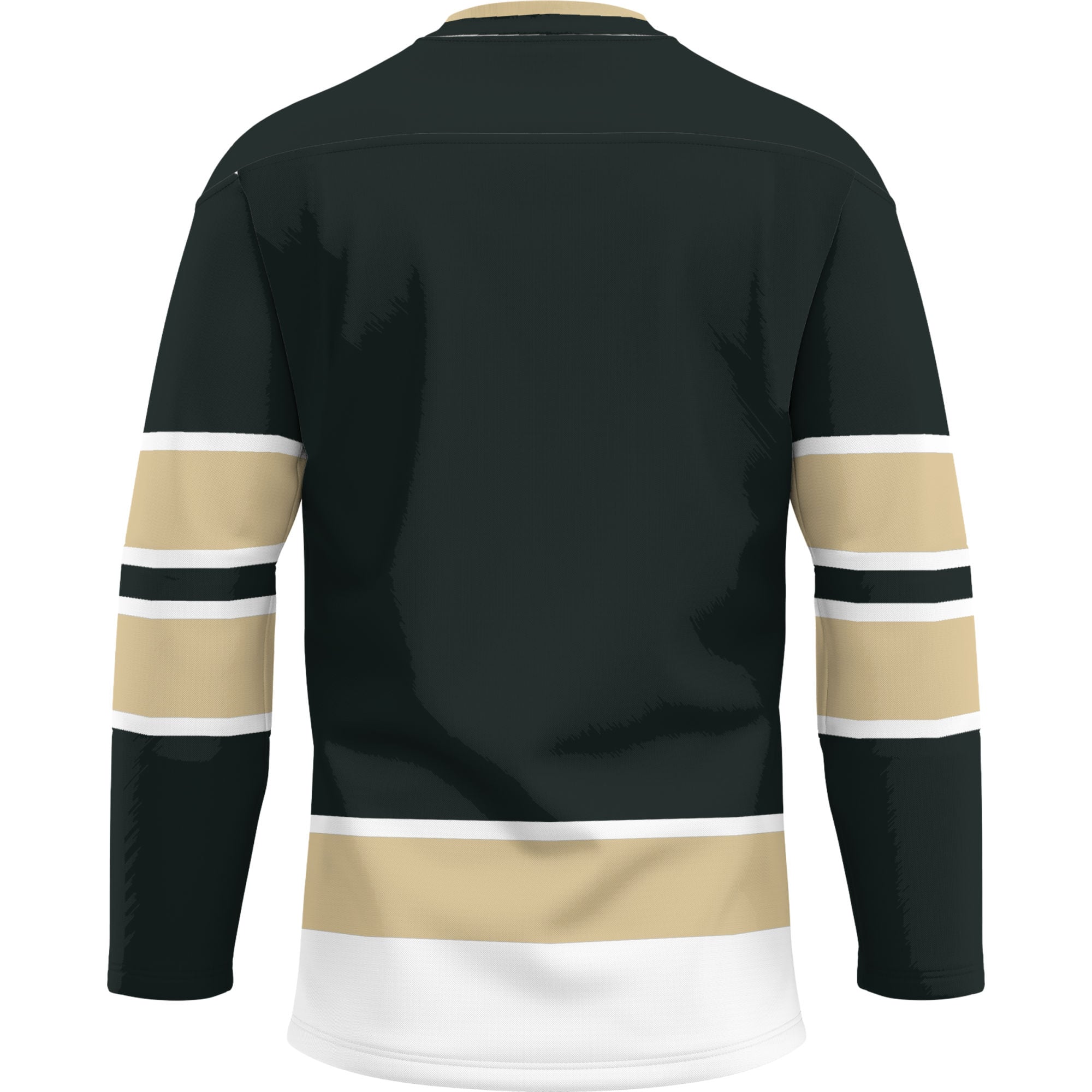 Purdue Boilermakers Hockey Jersey Gold - back view
