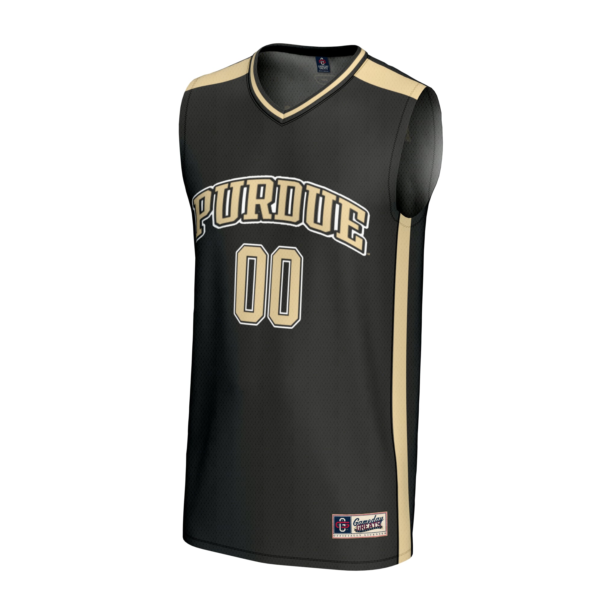 Purdue Boilermakers Lightweight Basketball Fashion Jersey Black - front view