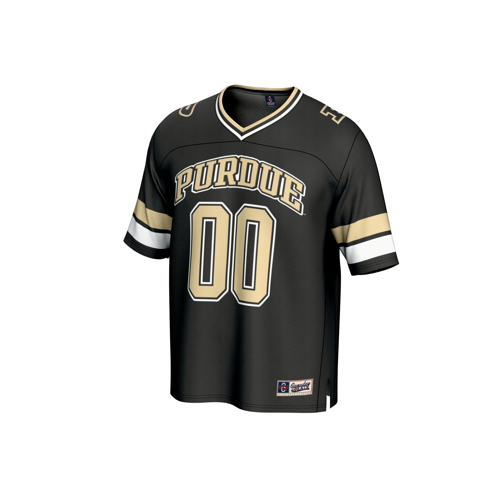 Purdue Boilermakers Unisex Football Fashion Jersey Black - front view