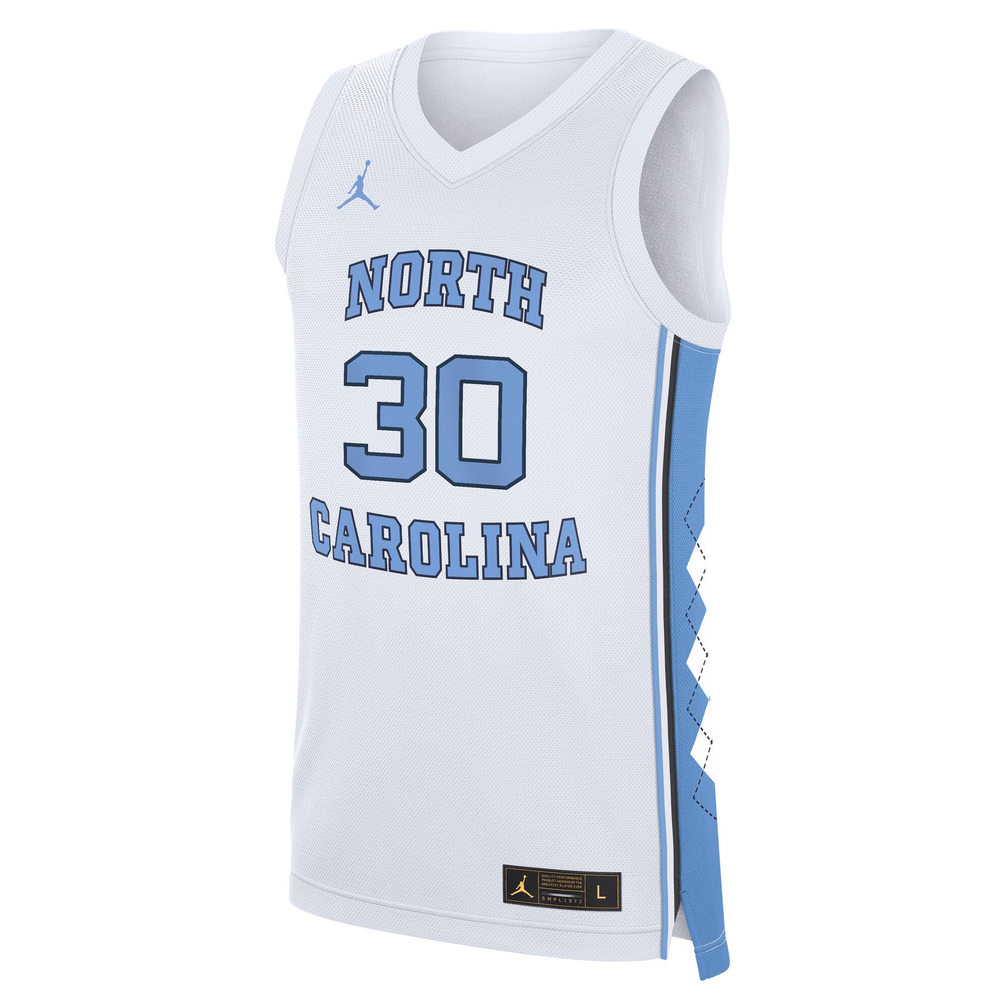 Rasheed Wallace North Carolina Tar Heels Basketball Jersey White - front view