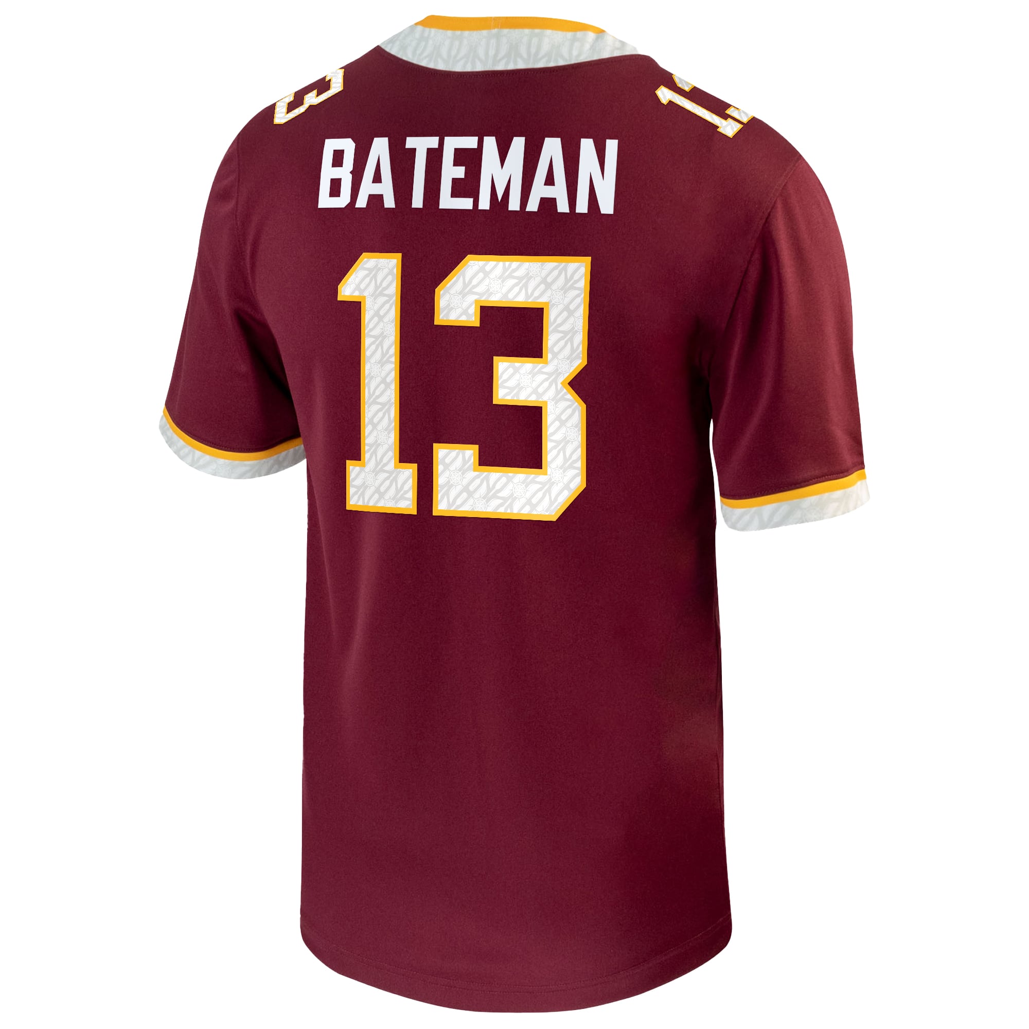 Rashod Bateman Minnesota Golden Gophers Player Jersey Maroon - back view