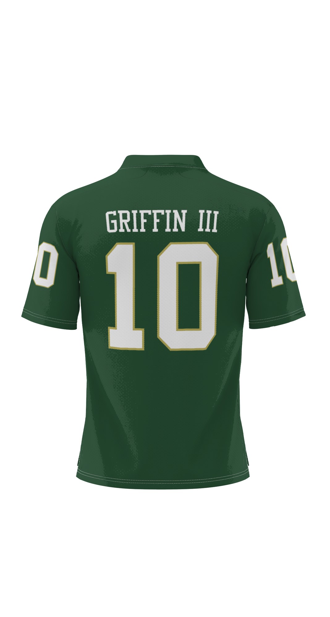 Robert Griffin III Baylor Bears Heisman Football Jersey Green - back view