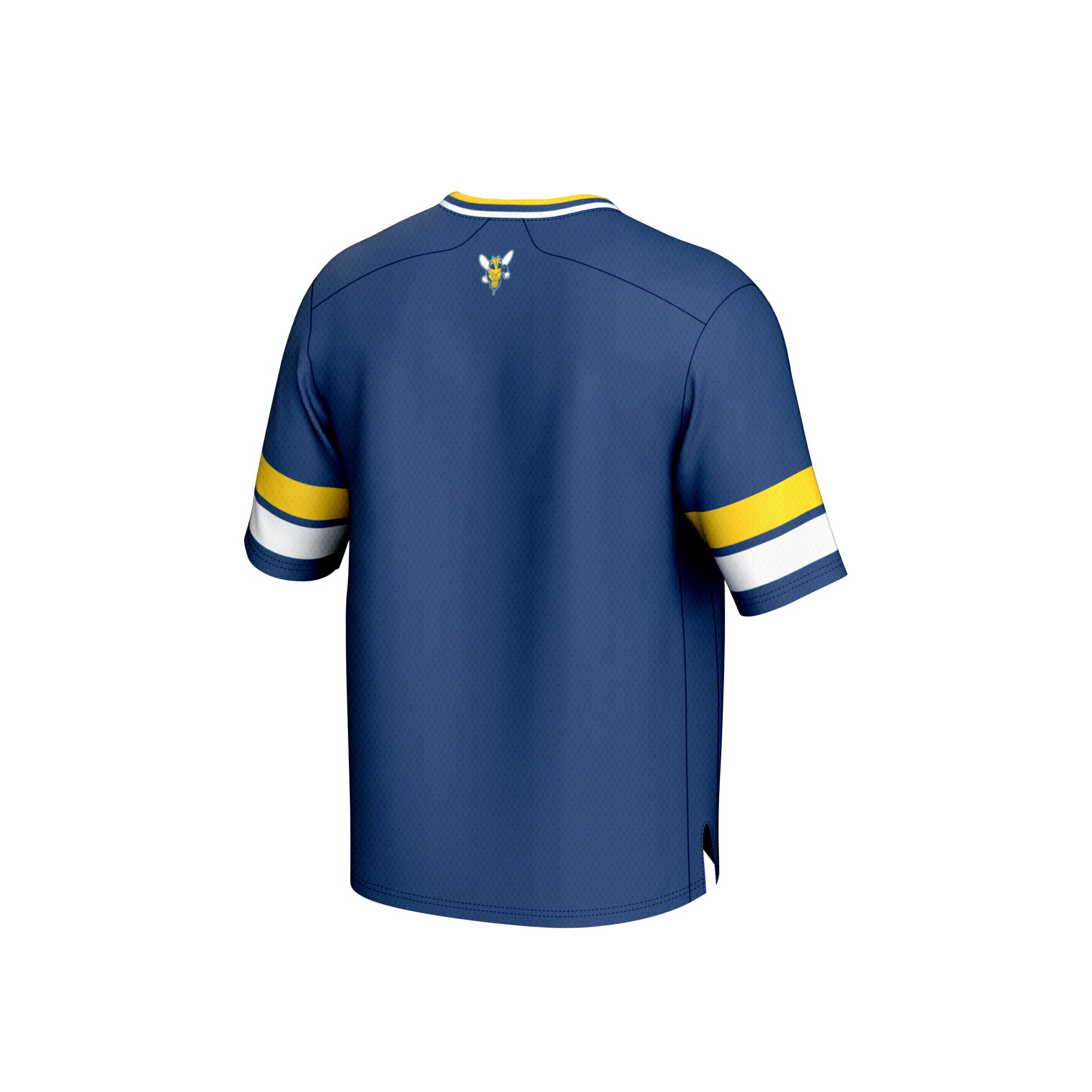 Rochester Yellow Jackets Youth Football Jersey Blue - back view