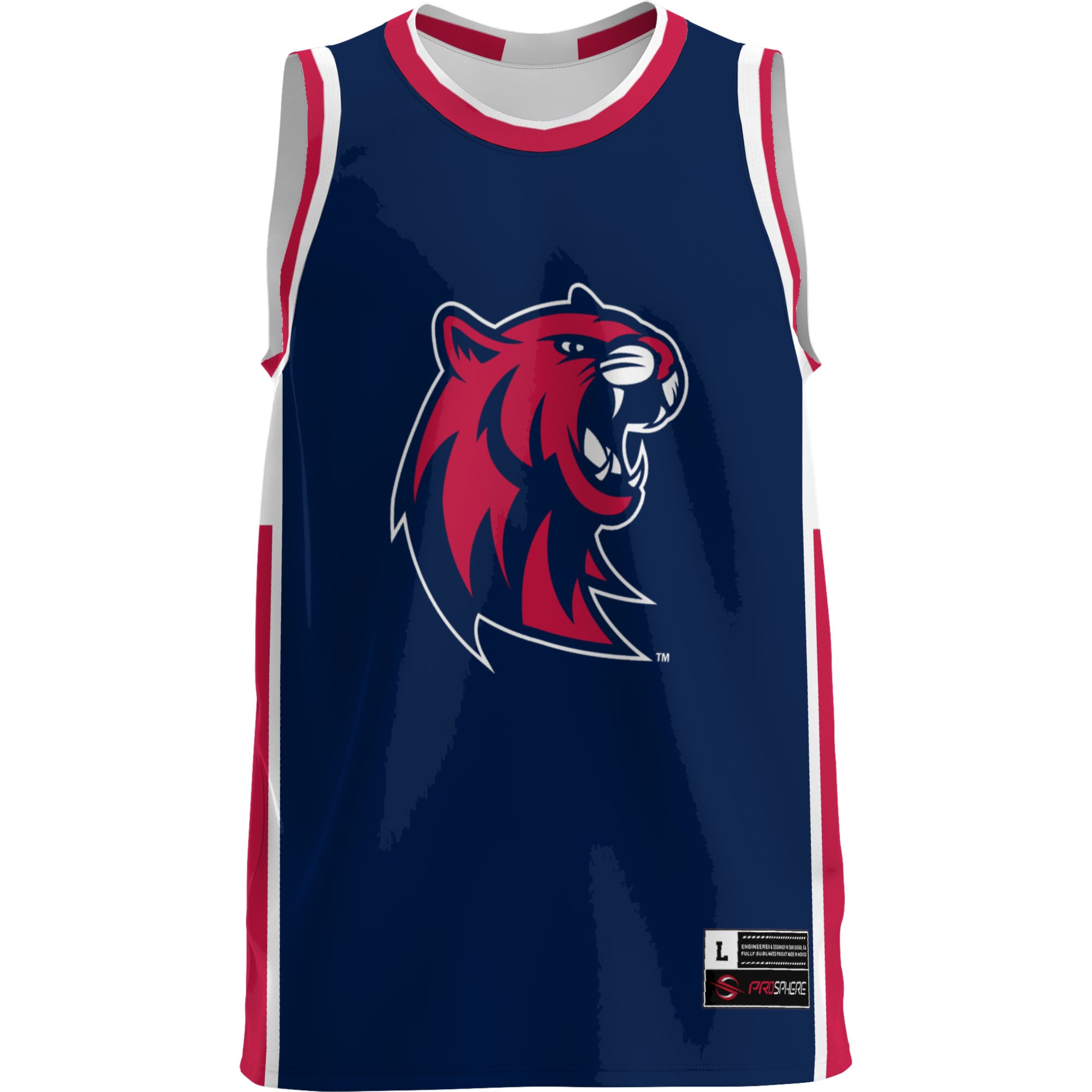 Rogers State Hillcats Lightweight Basketball Jersey Blue - front view