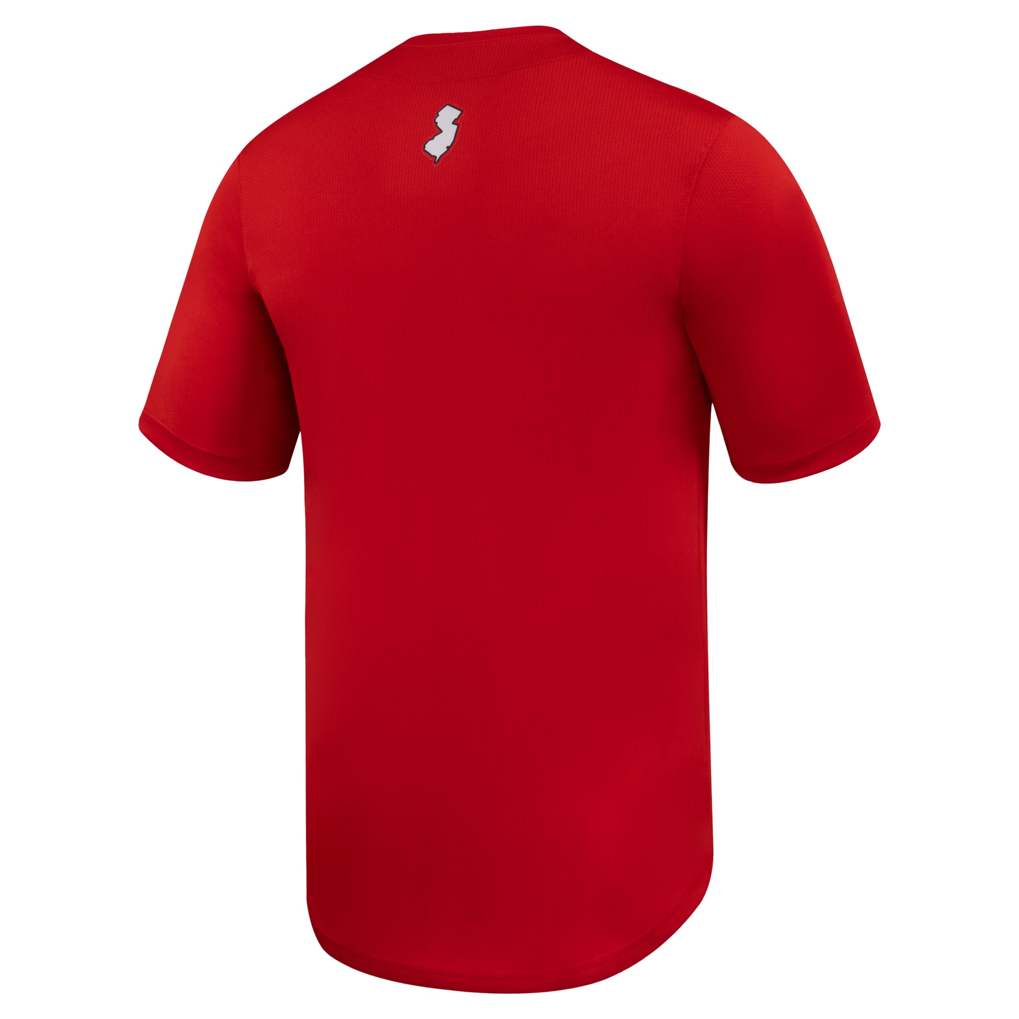 Rutgers Scarlet Knights Baseball Jersey Scarlet - back view