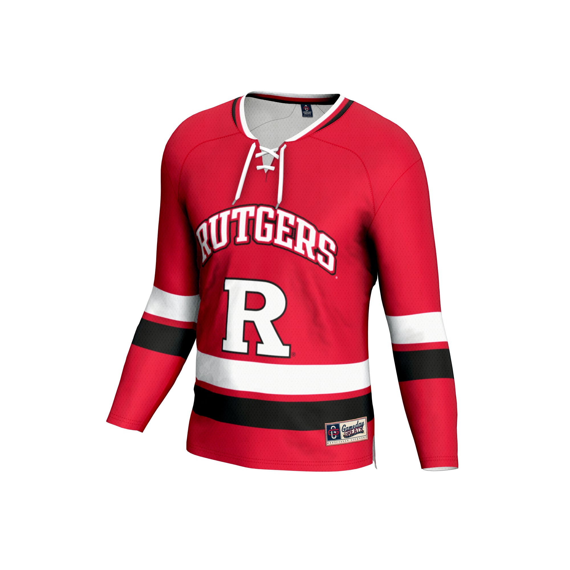 Rutgers Scarlet Knights Hockey Jersey Scarlet - front view