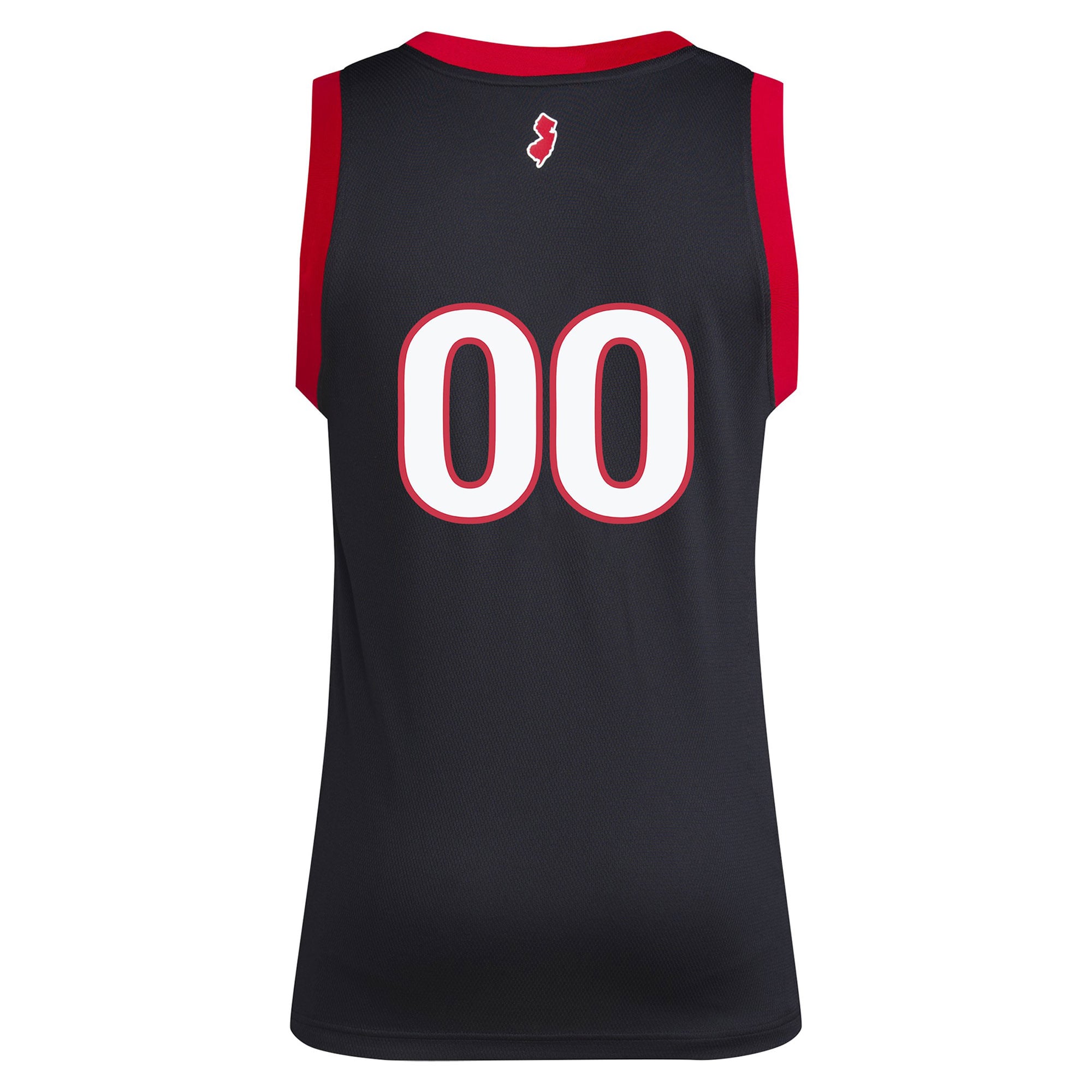 #1 Rutgers Scarlet Knights Jersey Black - back view