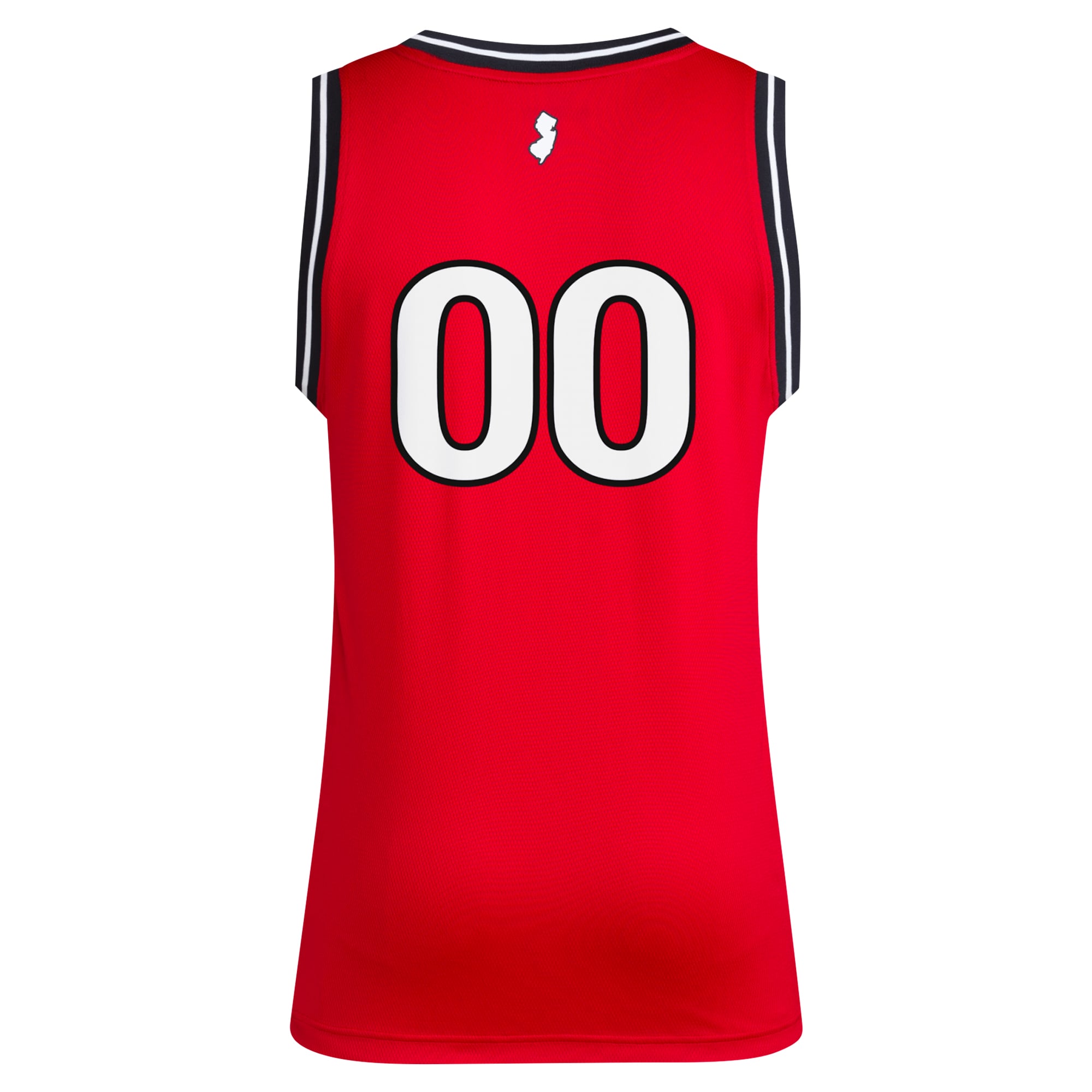 #00 Rutgers Scarlet Knights Jersey Scarlet - back view