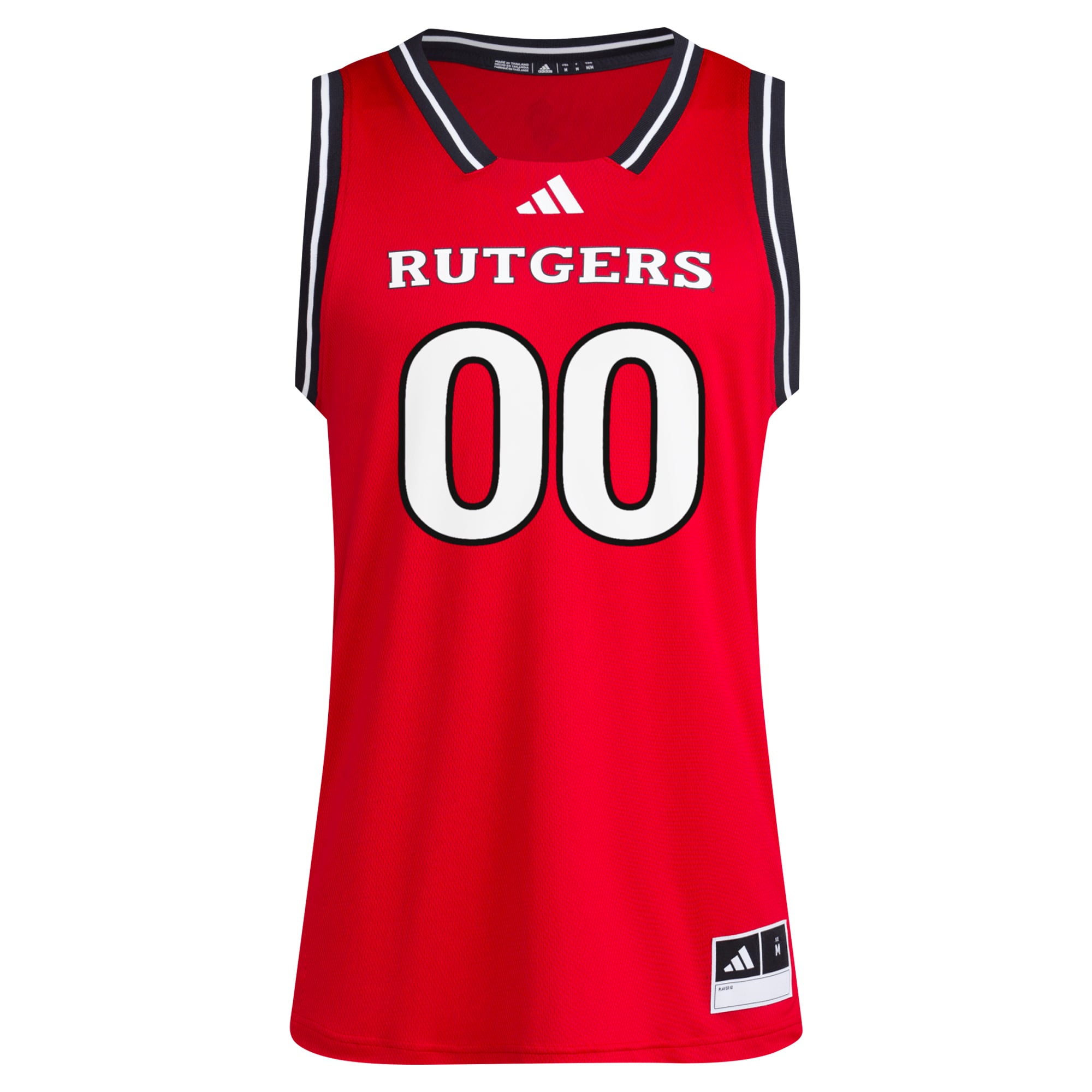 #00 Rutgers Scarlet Knights Jersey Scarlet - front view
