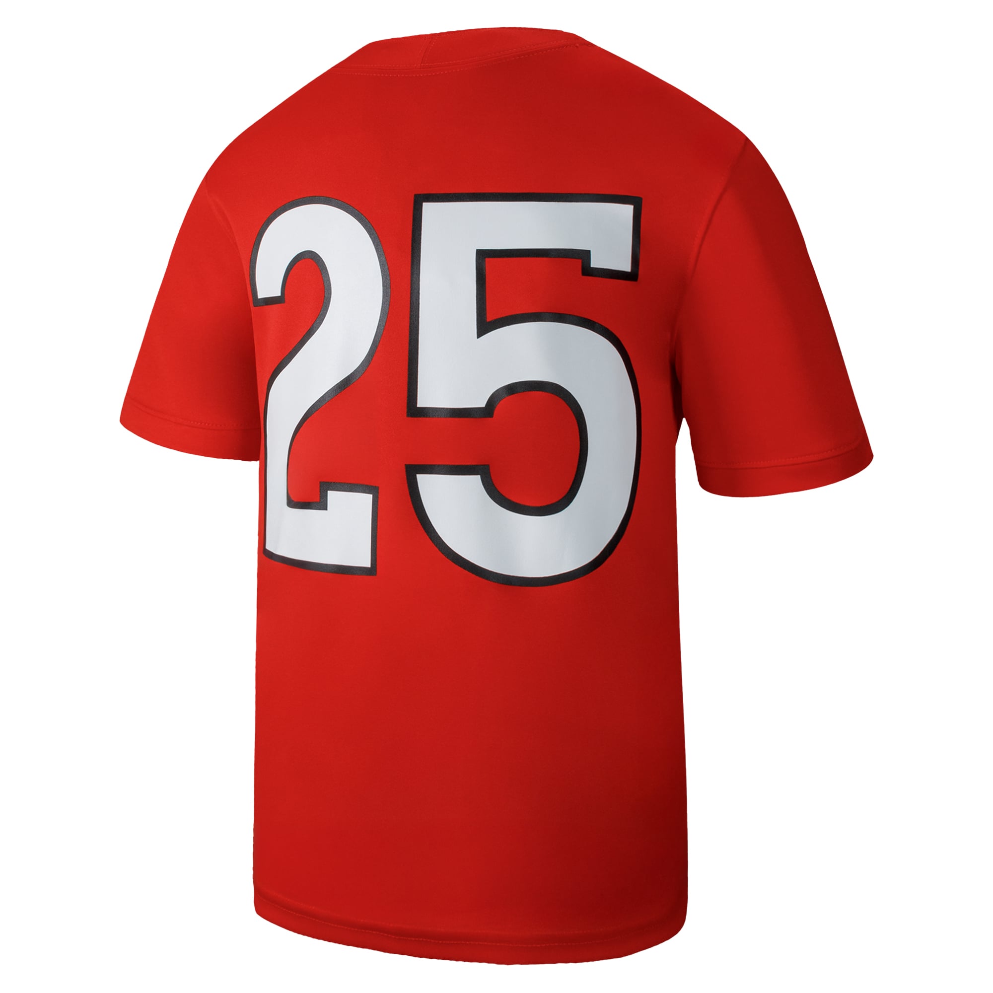 #1 Rutgers Scarlet Knights Youth Jersey Scarlet - back view