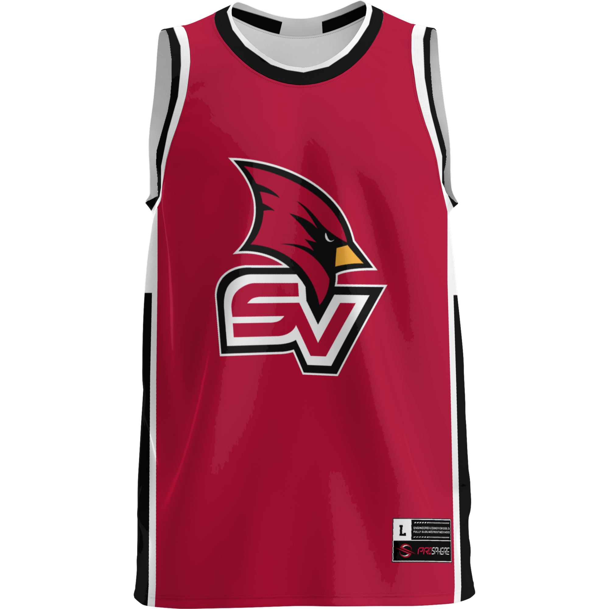 Saginaw Valley State Cardinals Lightweight Basketball Jersey Red - front view