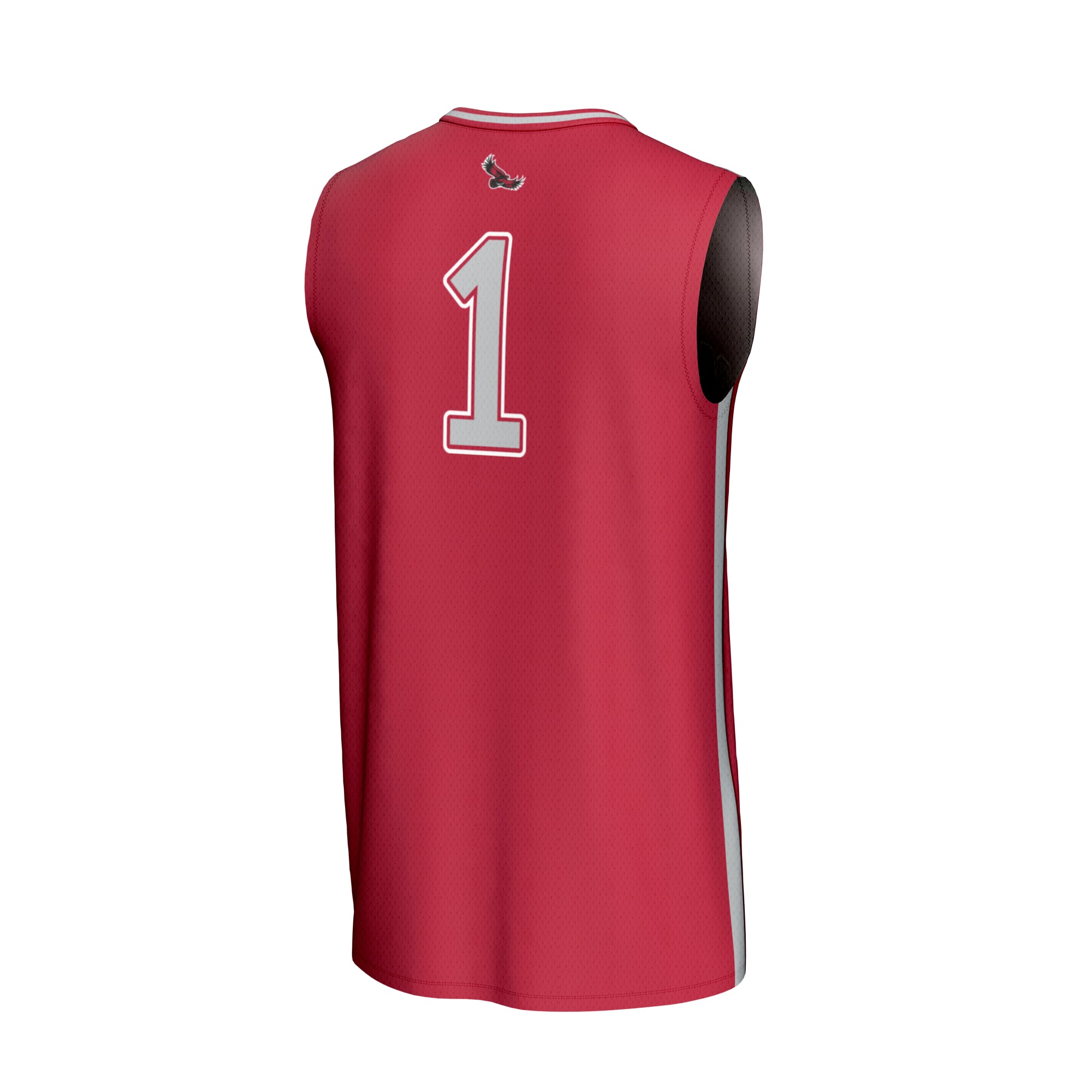 #1 Saint Joseph's Hawks Unisex Lightweight Collegiate Basketball Fashion Jersey Crimson - back view