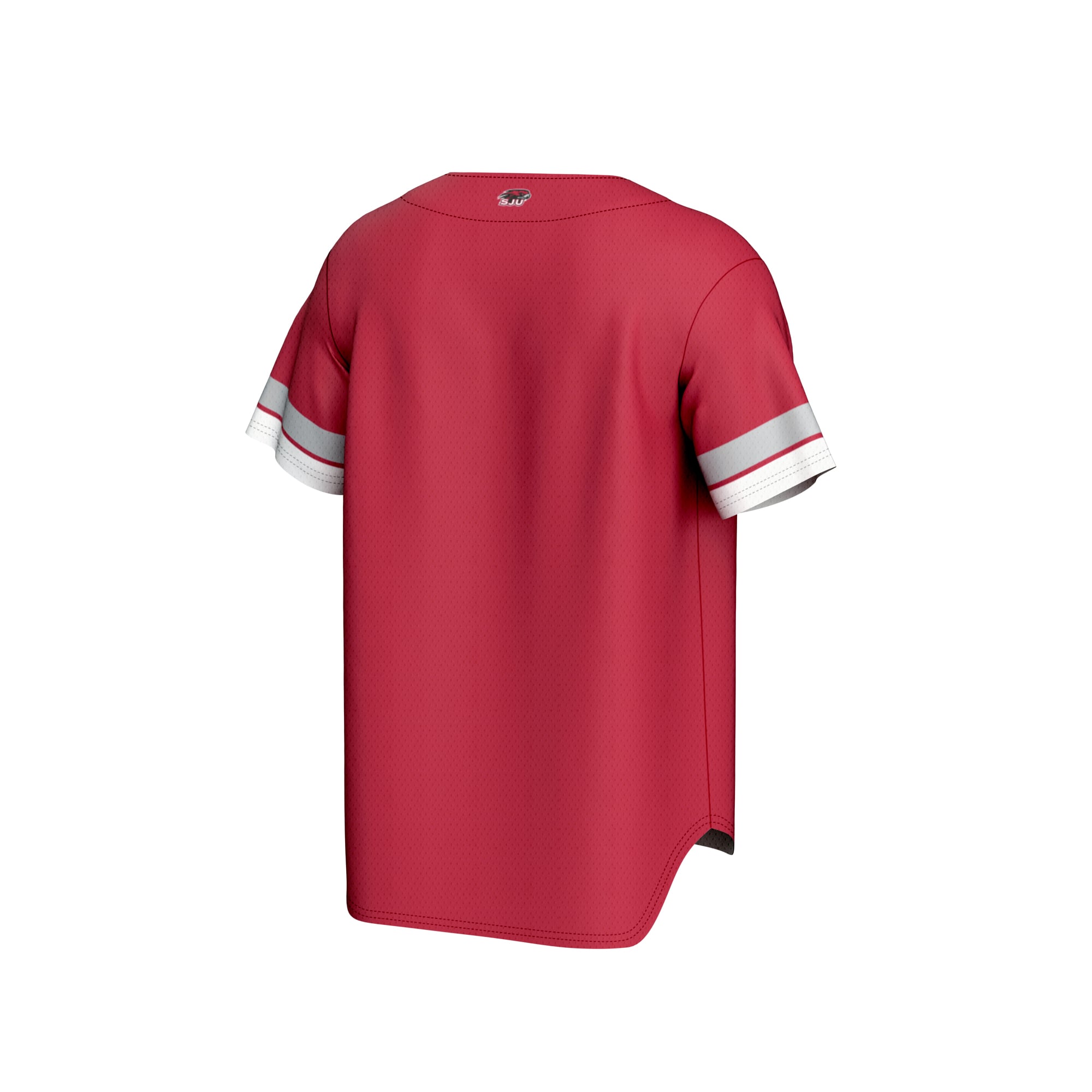 Saint Joseph's Hawks Unisex Spirit Baseball Jersey Crimson - back view