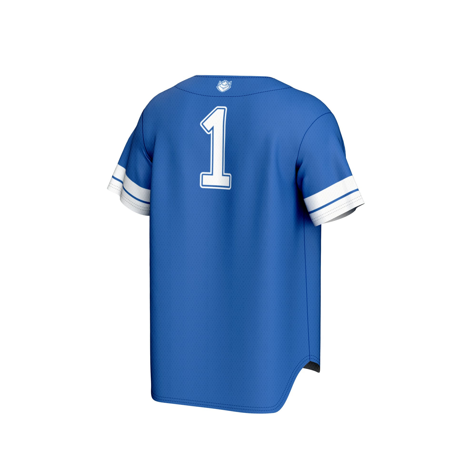 #1 Saint Louis Billikens Unisex Lightweight Collegiate Baseball Fashion Jersey Blue - back view