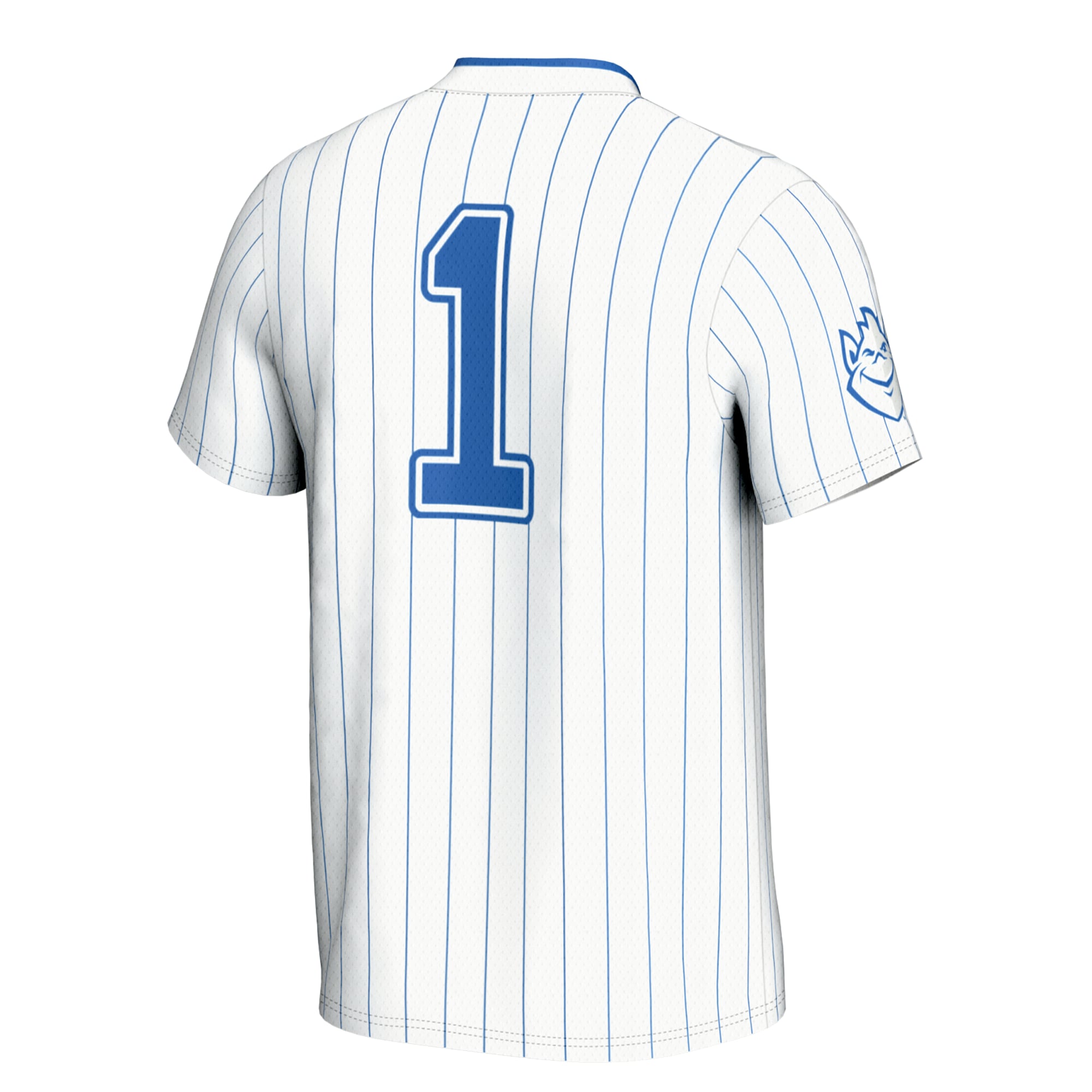 #1 Saint Louis Billikens Unisex Lightweight Softball Jersey White - back view