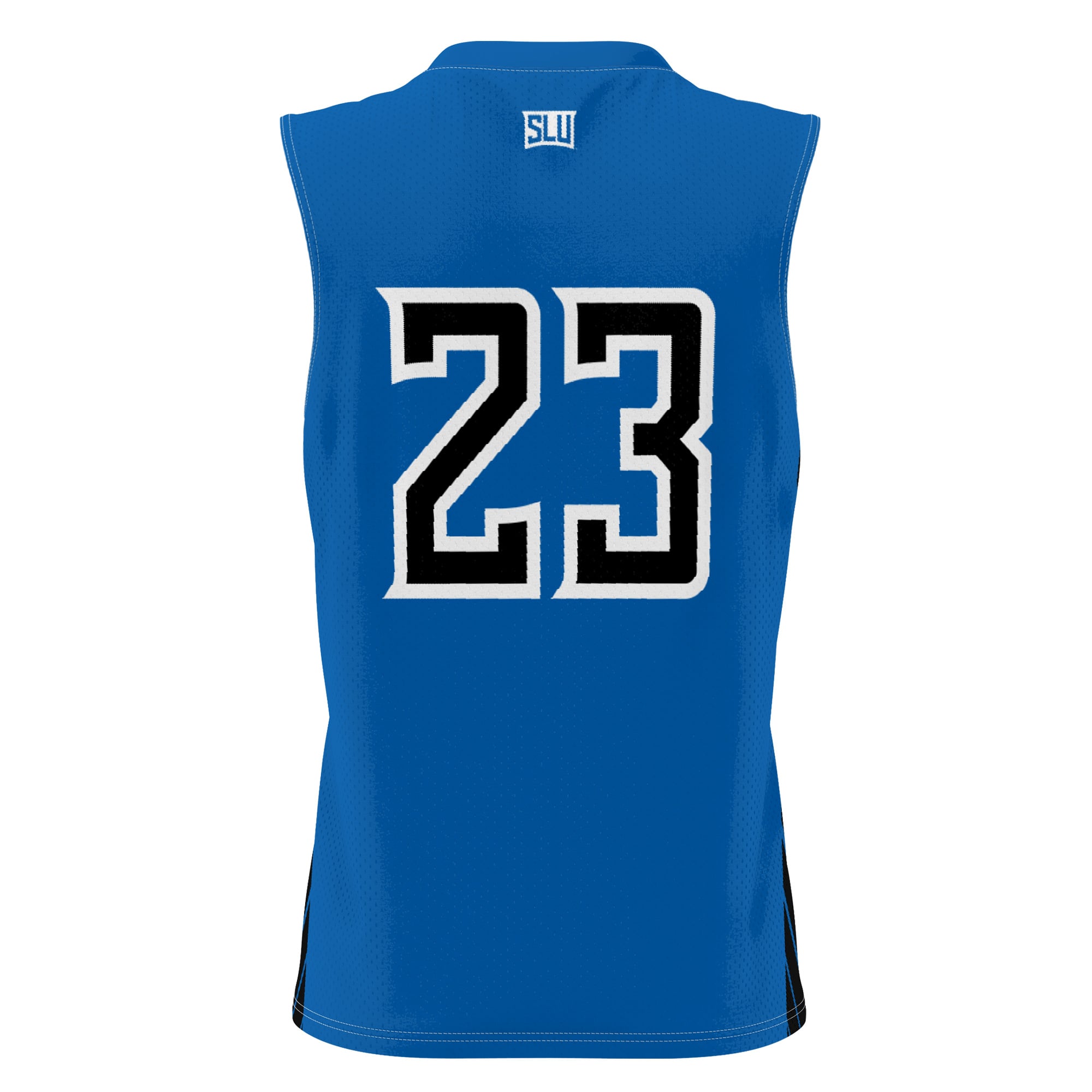 #23 Saint Louis Billikens Youth Lightweight Basketball Jersey Blue - back view