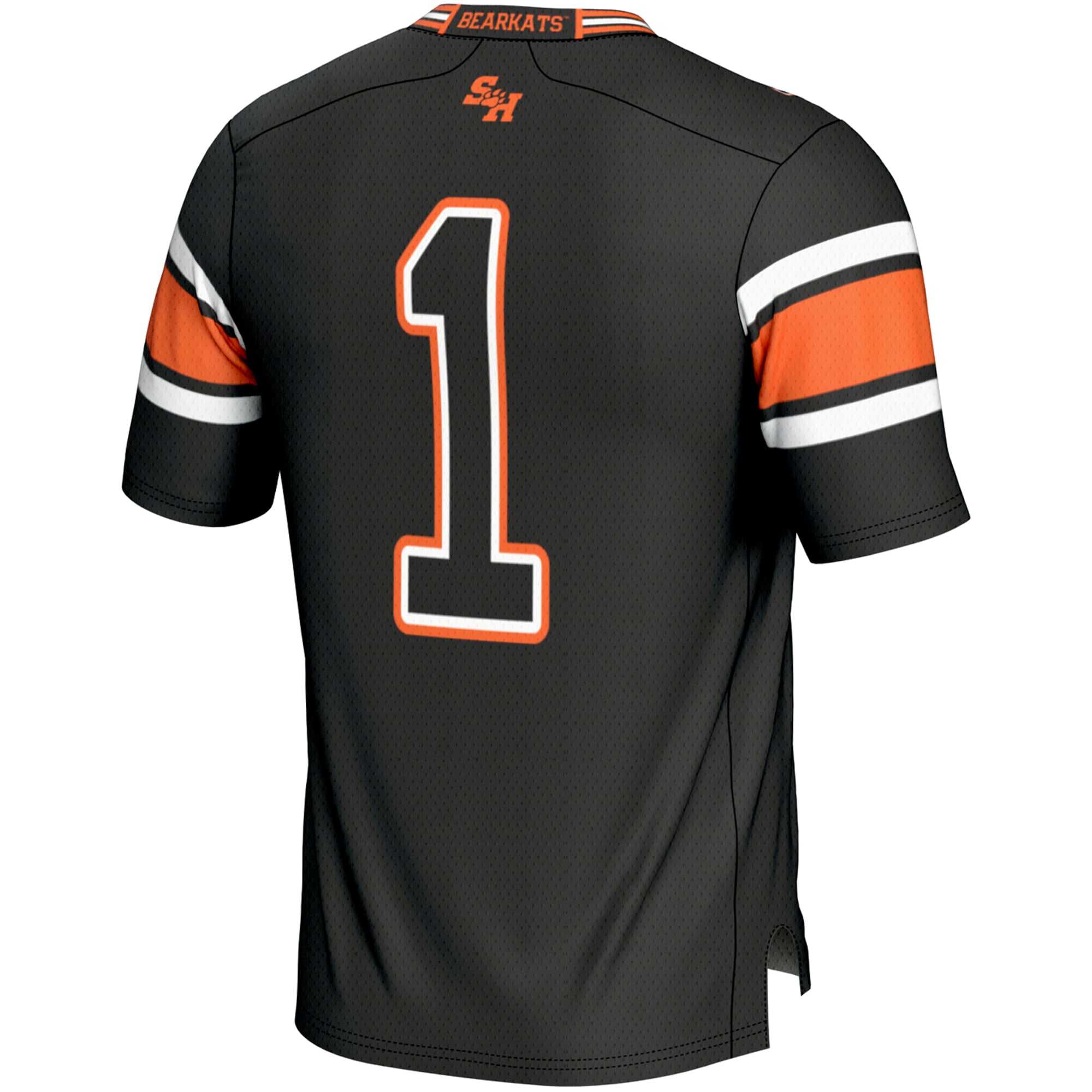 #1 Sam Houston State Bearkats Endzone Football Jersey Black - detail view 1