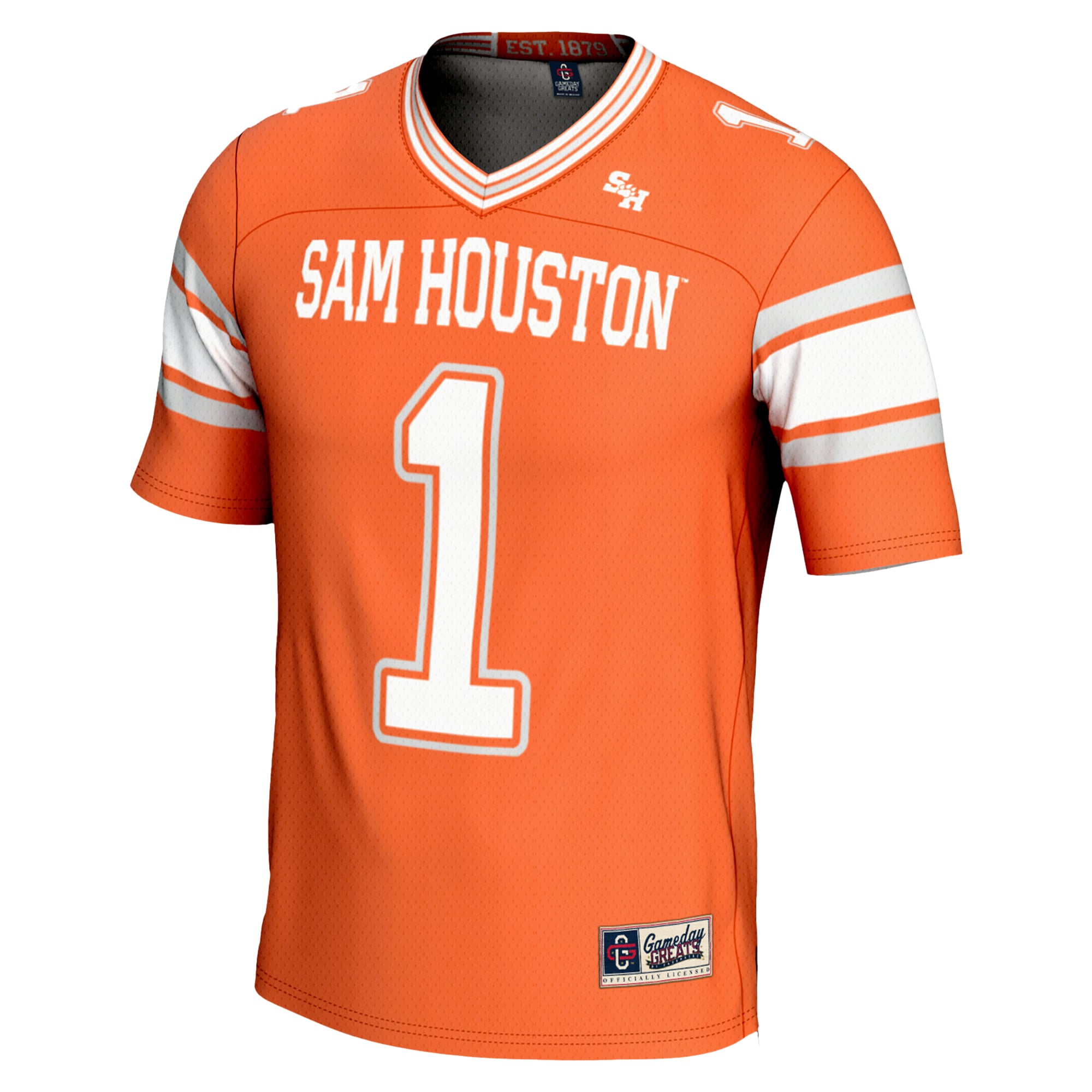 #1 Sam Houston State Bearkats Endzone Football Jersey Orange - back view