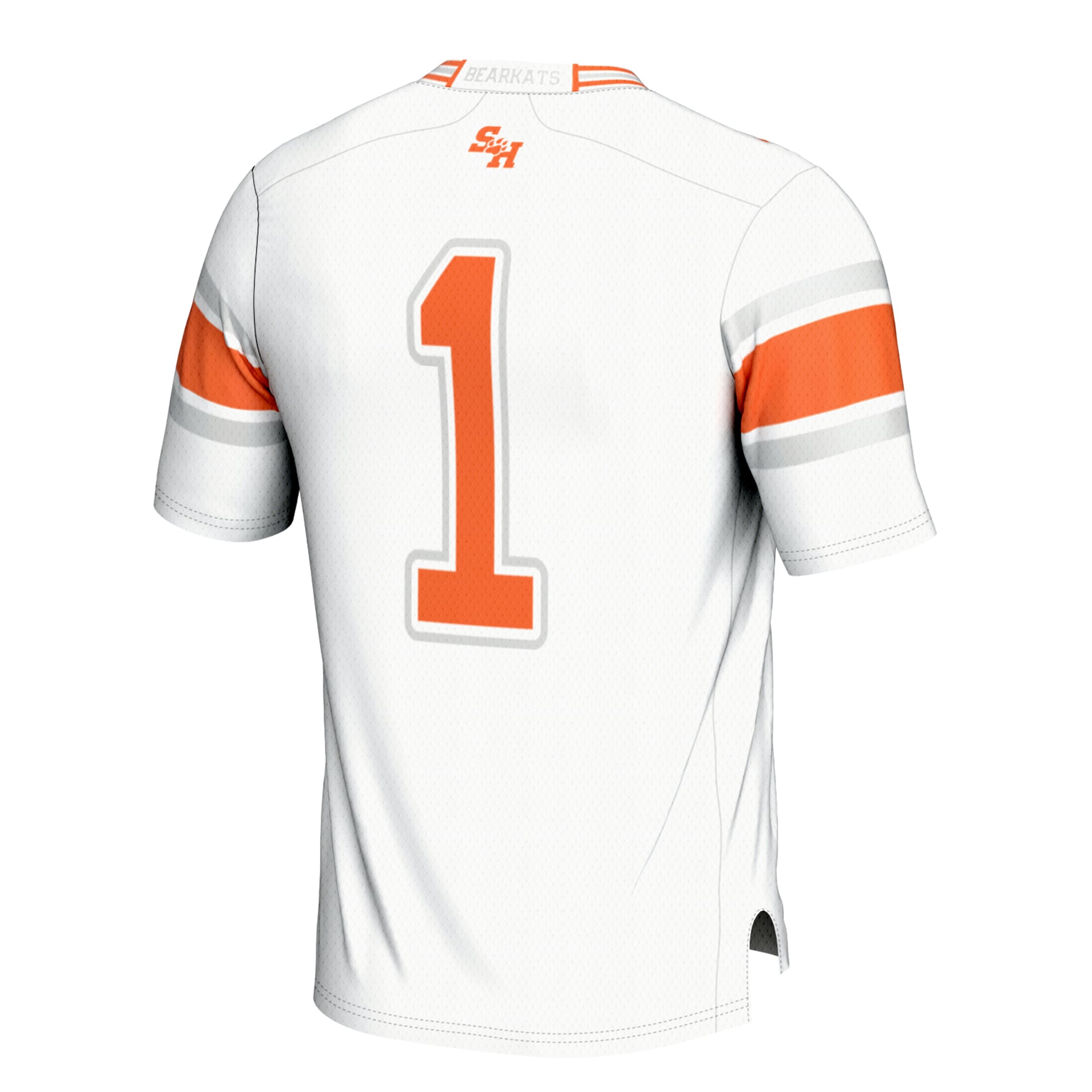 #1 Sam Houston State Bearkats Football Jersey White - back view