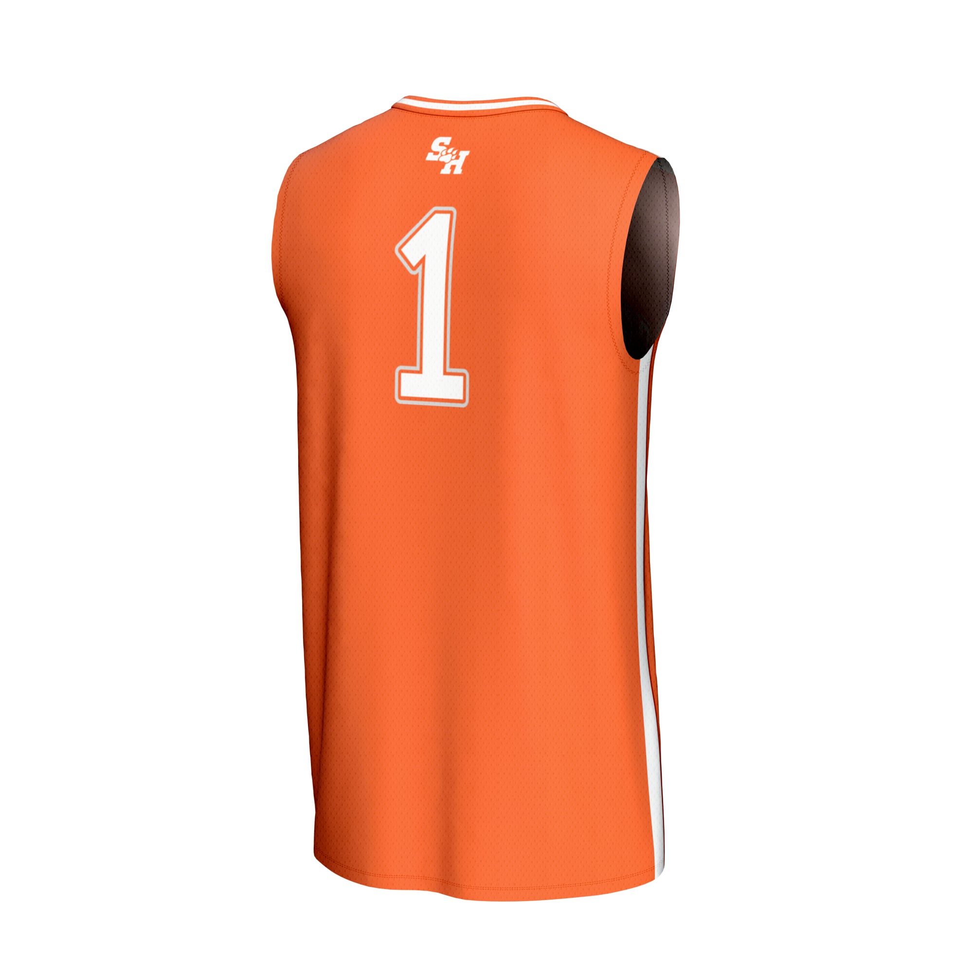#1 Sam Houston State Bearkats Unisex Lightweight Collegiate Basketball Fashion Jersey - back view