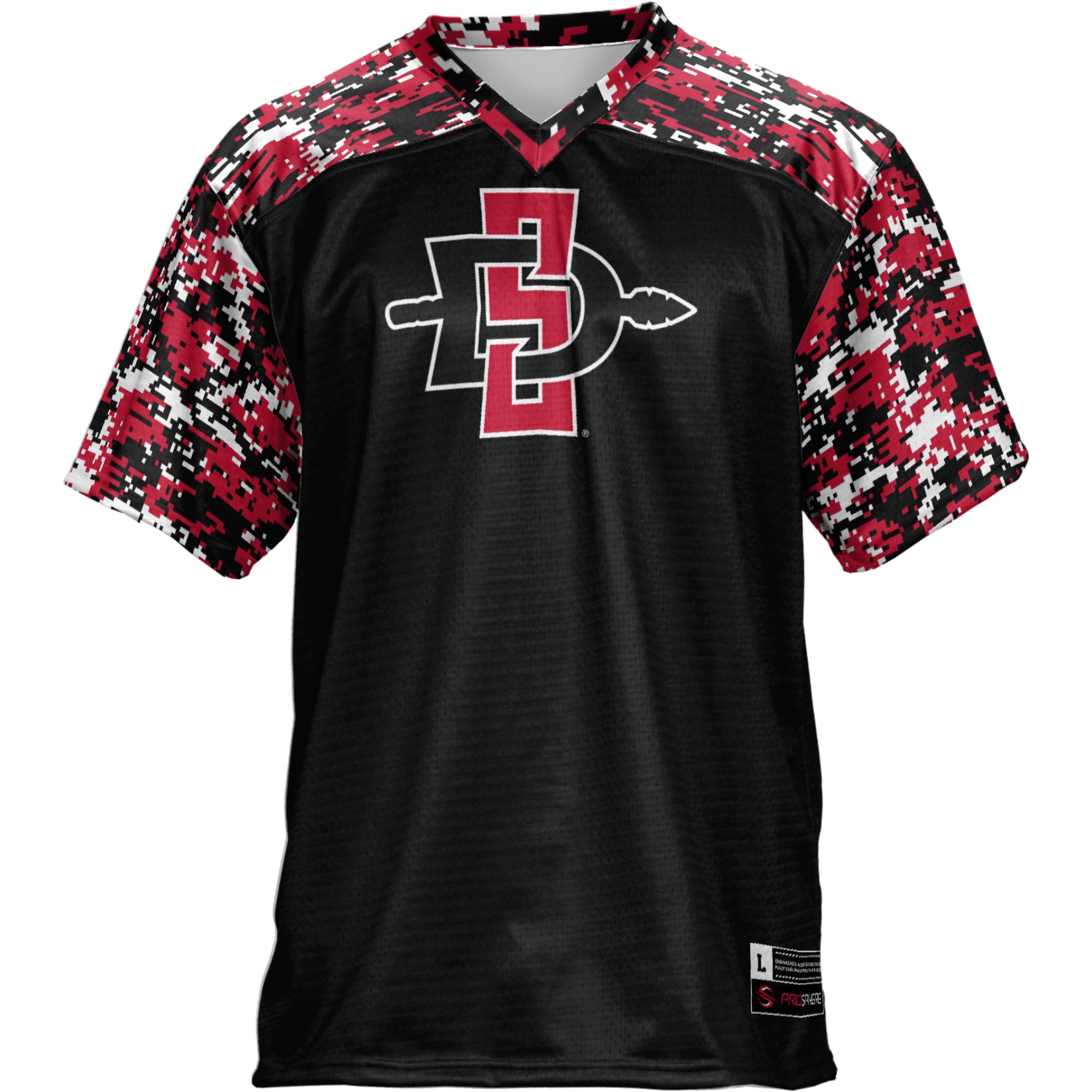 San Diego State Aztecs Football Jersey Black - front view