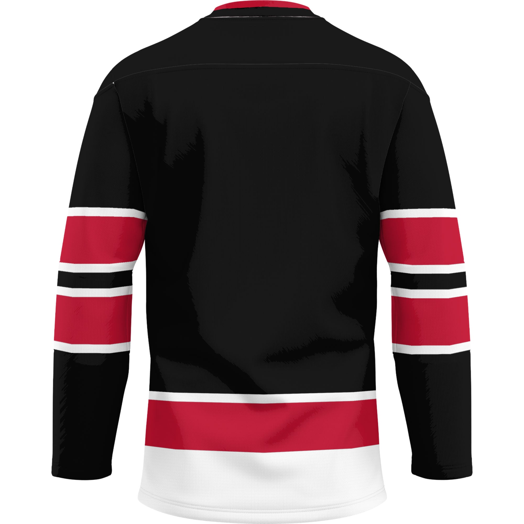 San Diego State Aztecs Hockey Jersey Black - back view