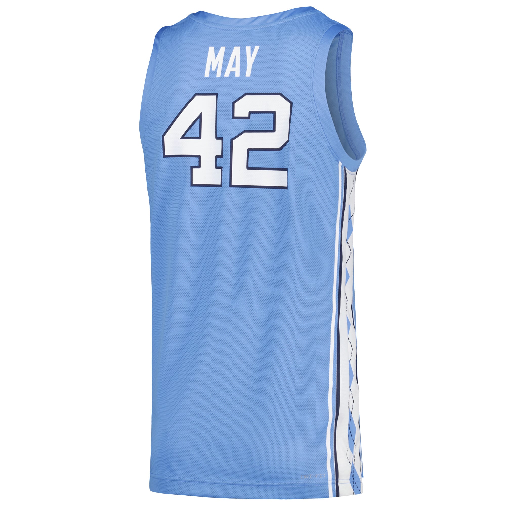 Sean May North Carolina Tar Heels Basketball Player Jersey Carolina Blue - back view