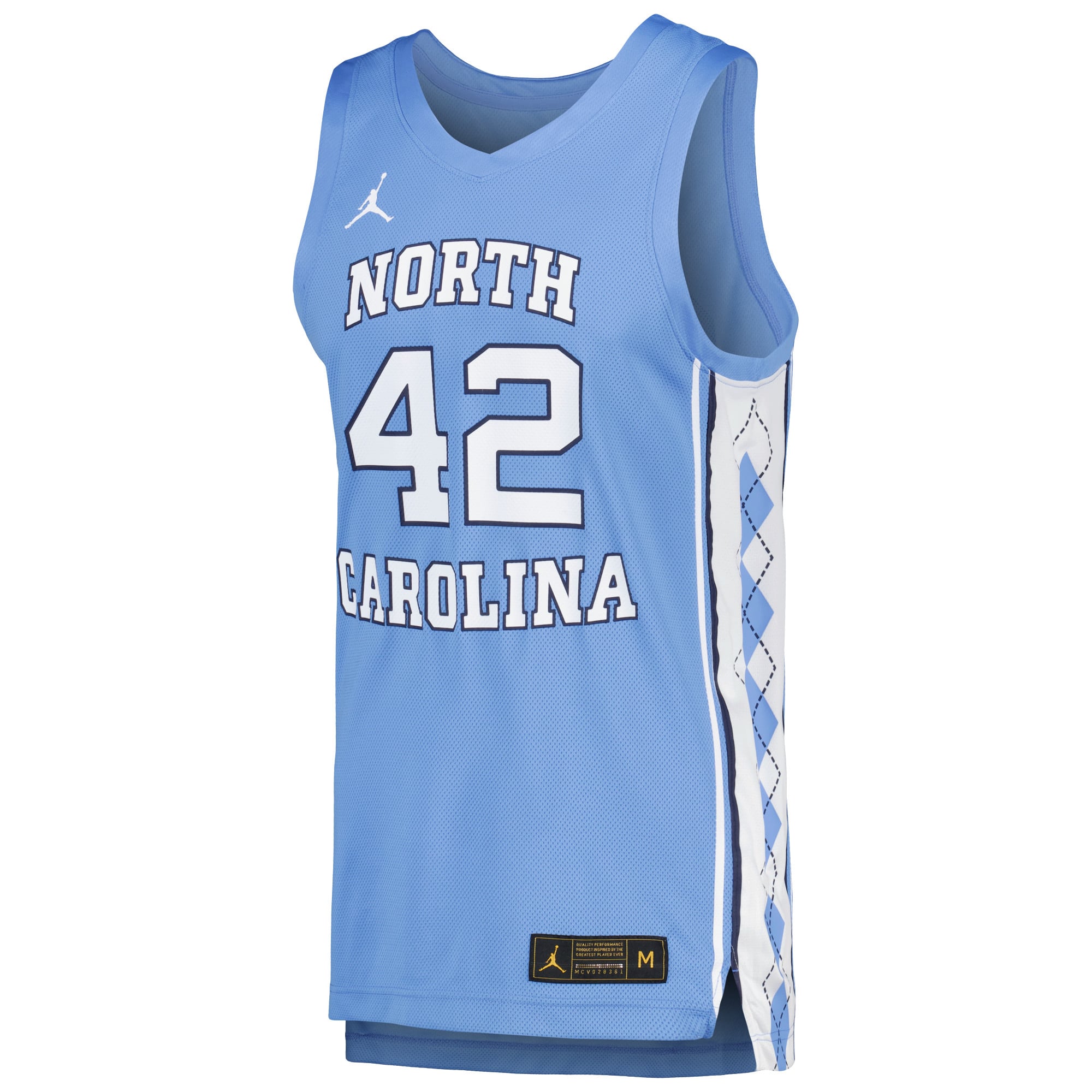 Sean May North Carolina Tar Heels Basketball Player Jersey Carolina Blue - front view