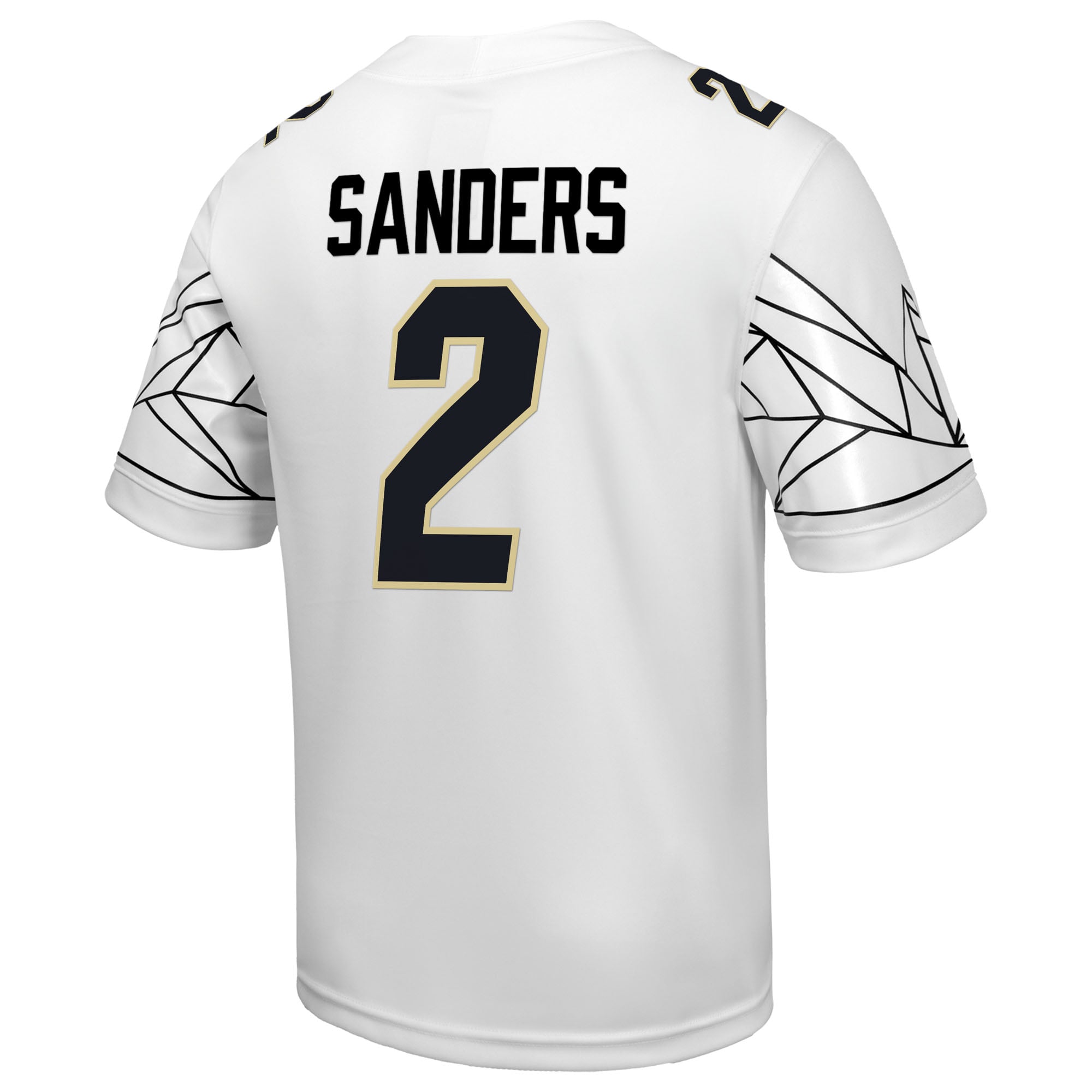 Shedeur Sanders Colorado Buffaloes Alumni Jersey White - back view