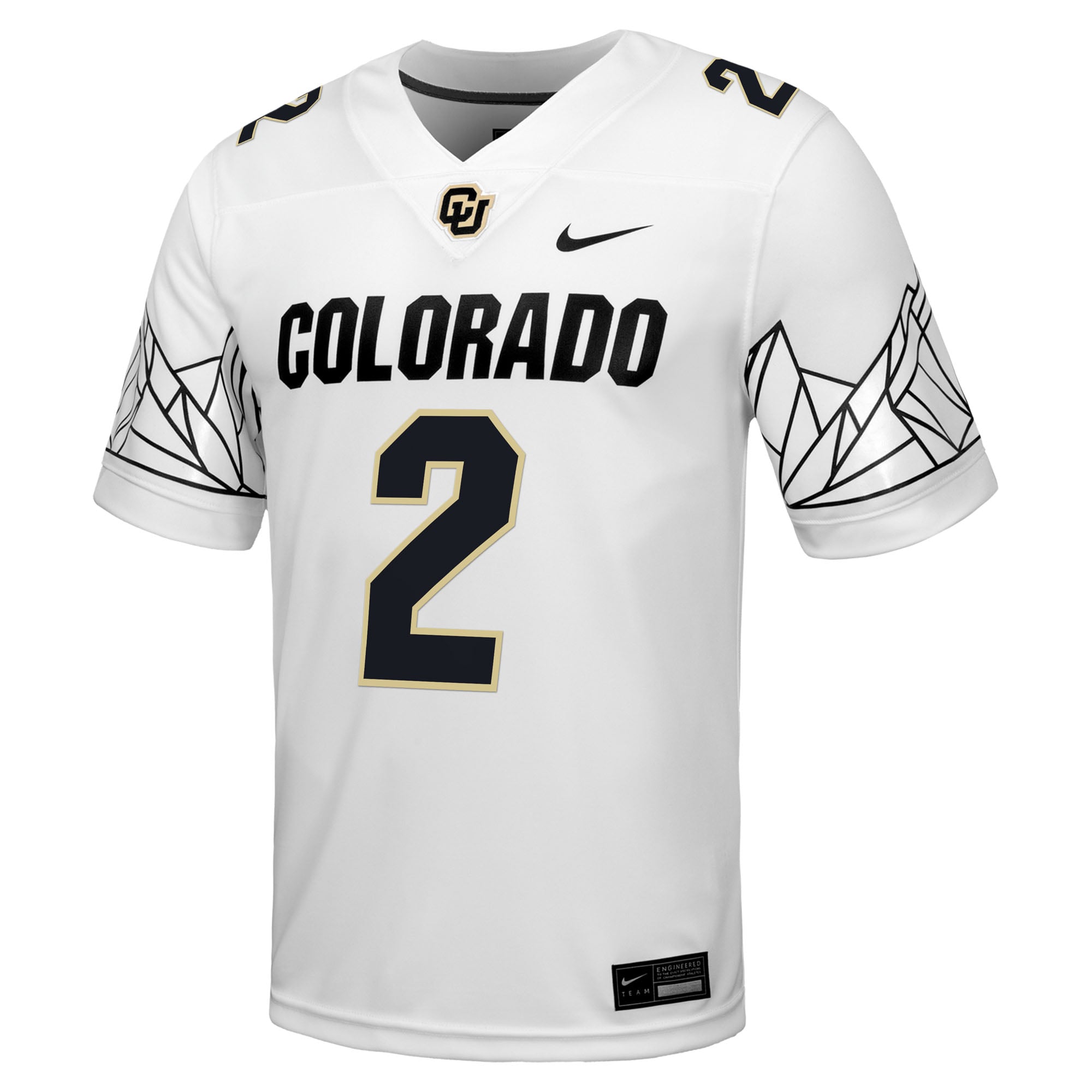 Shedeur Sanders Colorado Buffaloes Alumni Jersey White - front view