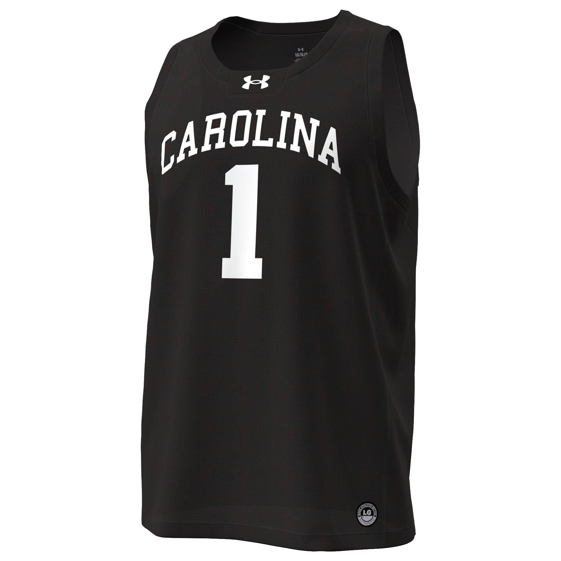 South Carolina Gamecocks #1 Basketball Jersey Black - front view