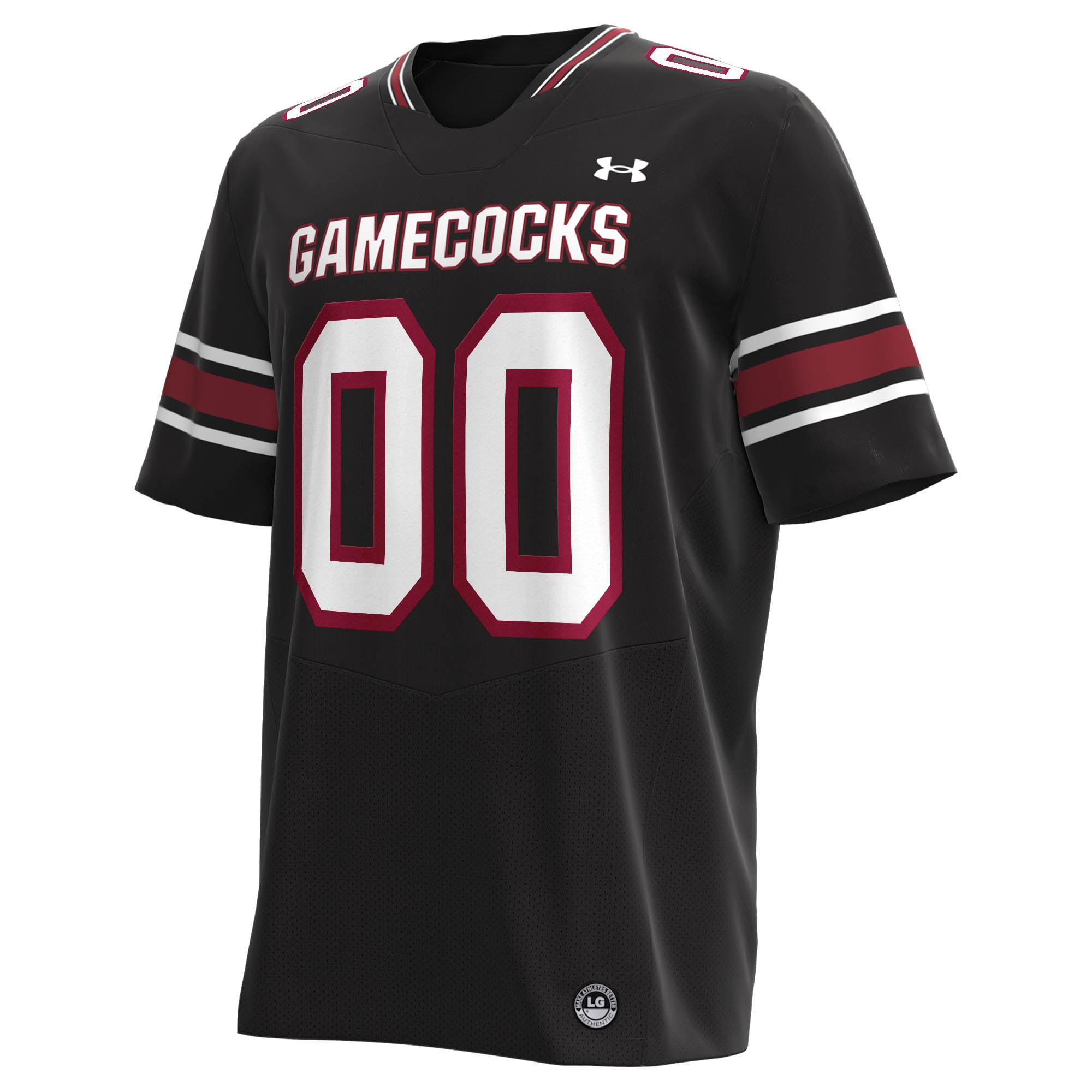 South Carolina Gamecocks Custom Football Jersey Black - front view