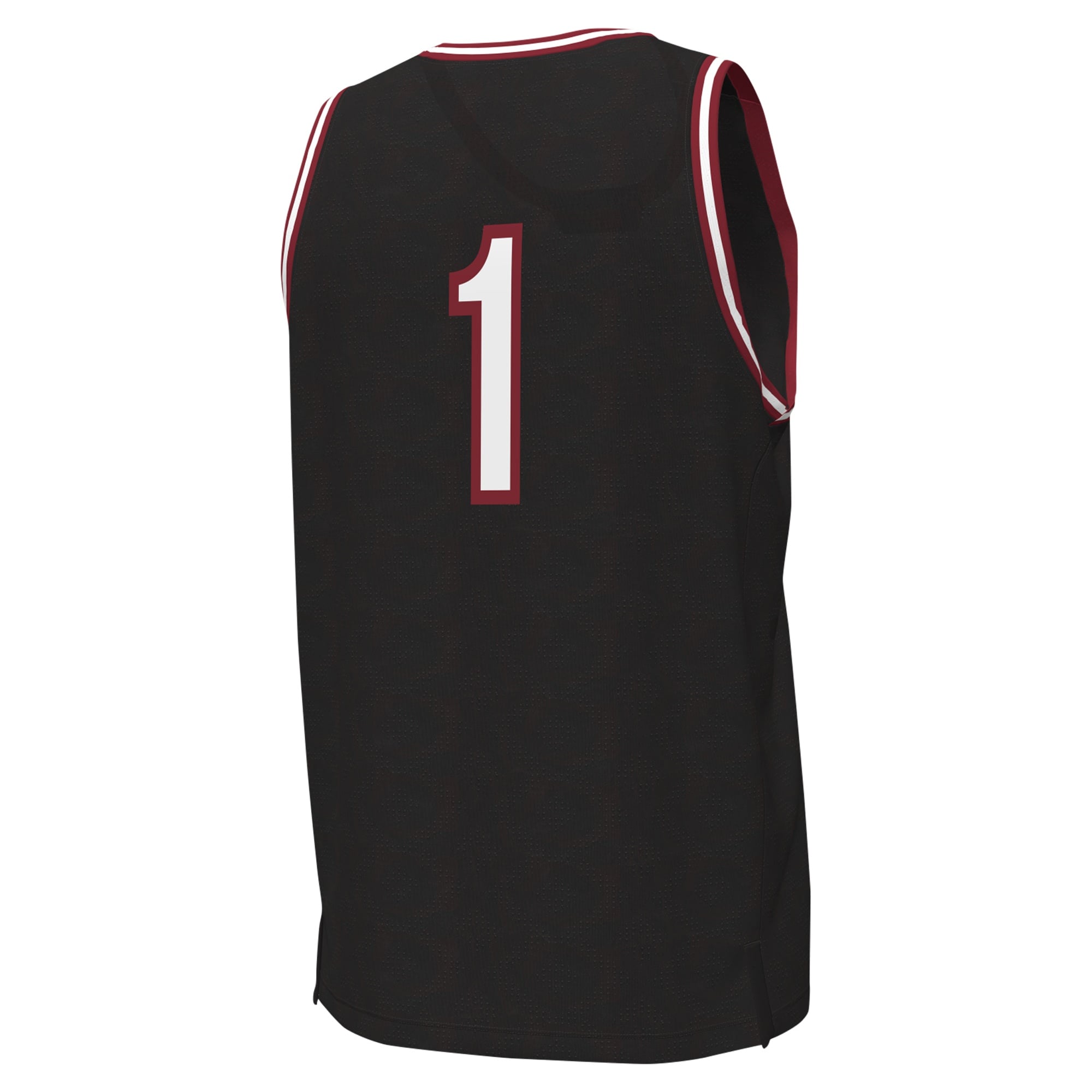 #1 South Carolina Gamecocks Basketball Jersey Black - back view
