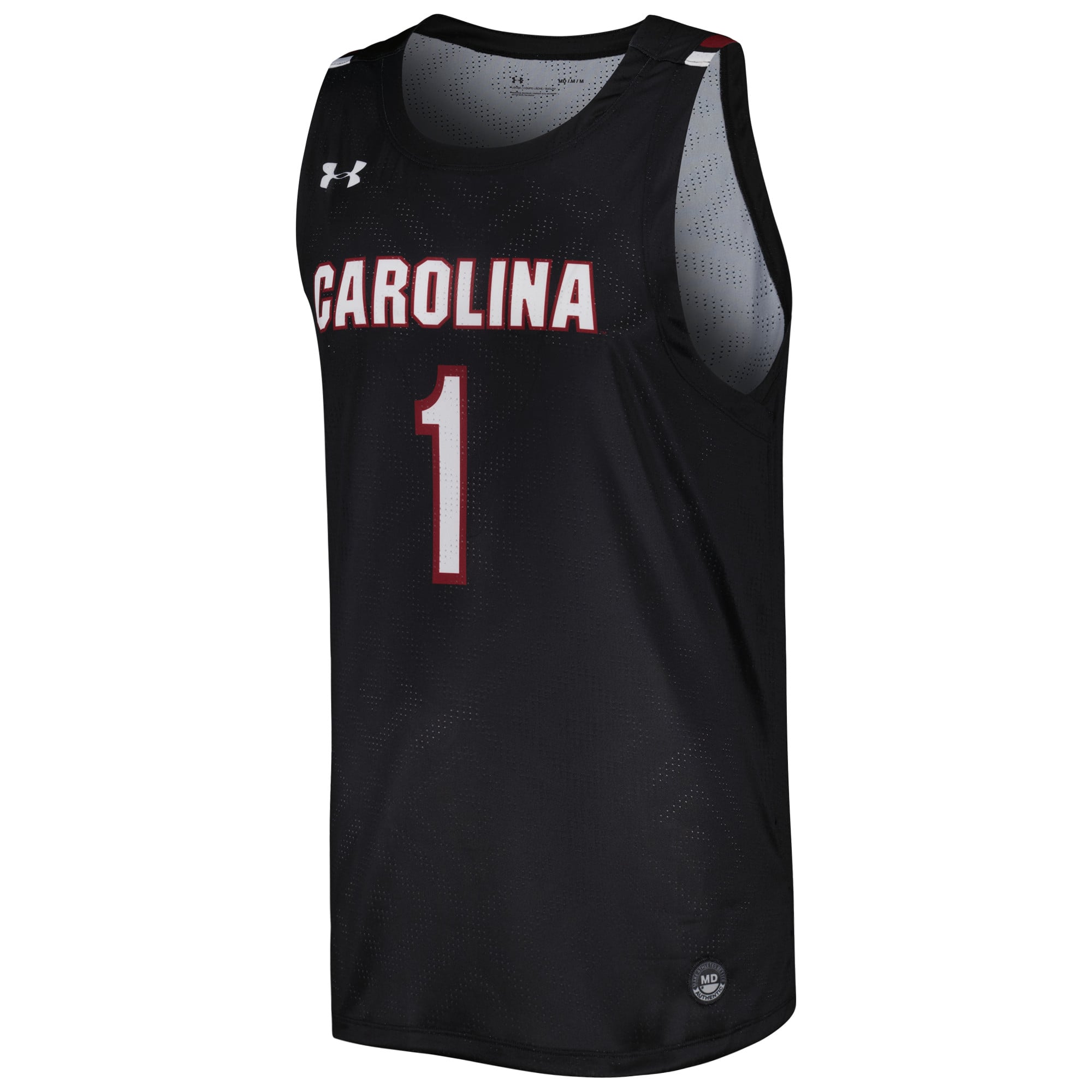 South Carolina Gamecocks Basketball Jersey Black - front view