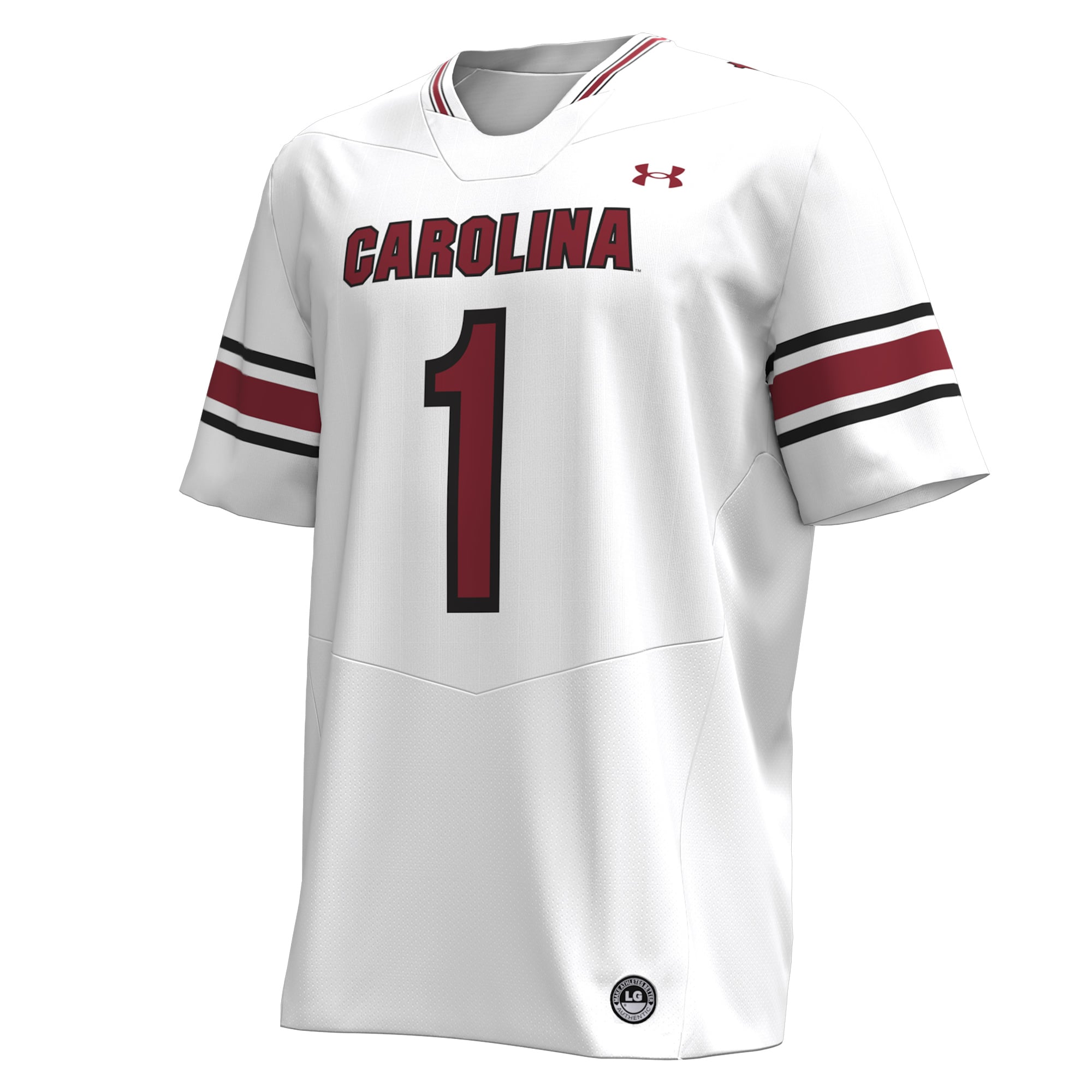 #1 South Carolina Gamecocks Football Jersey White - front view