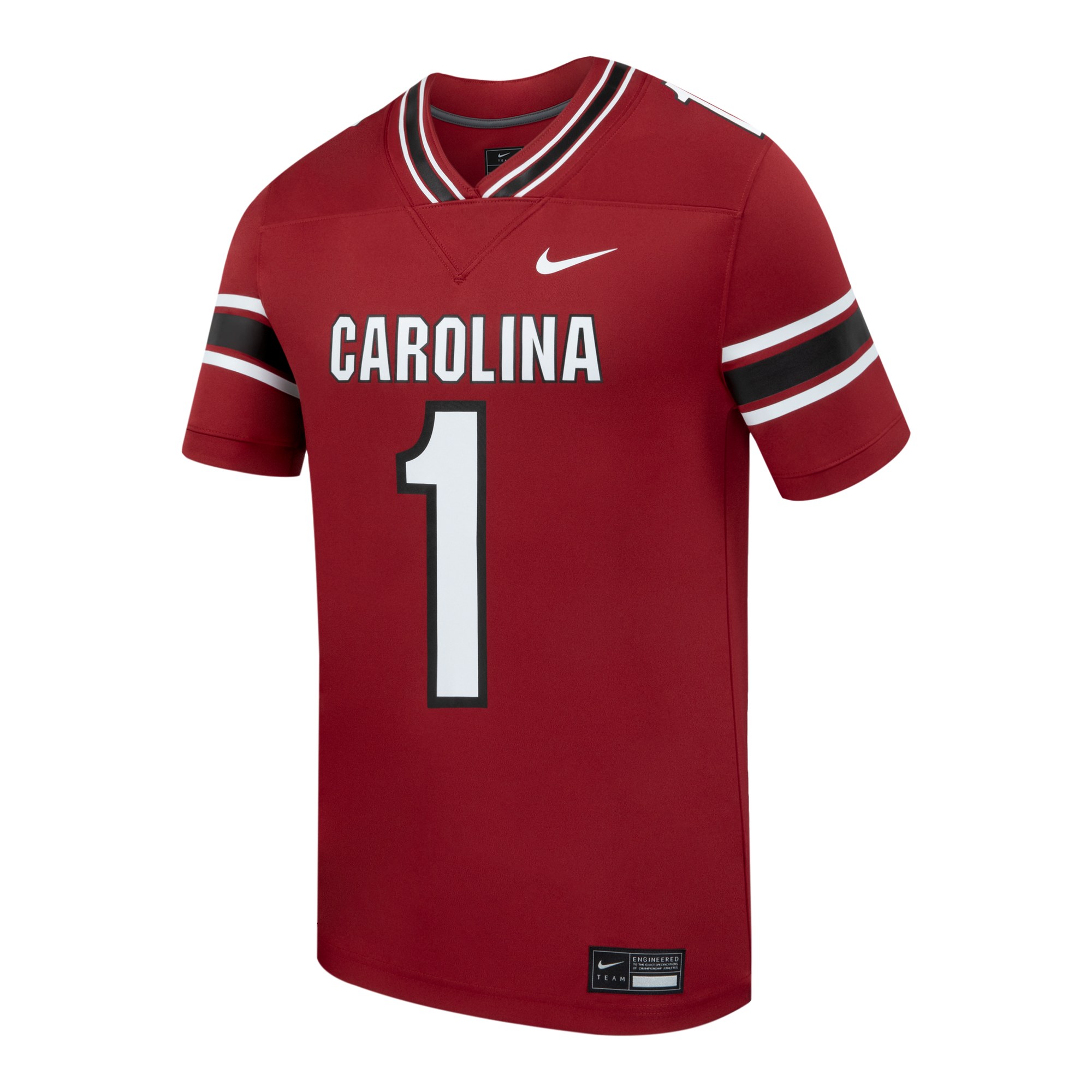 #1 South Carolina Gamecocks Home Football Jersey Garnet - front view