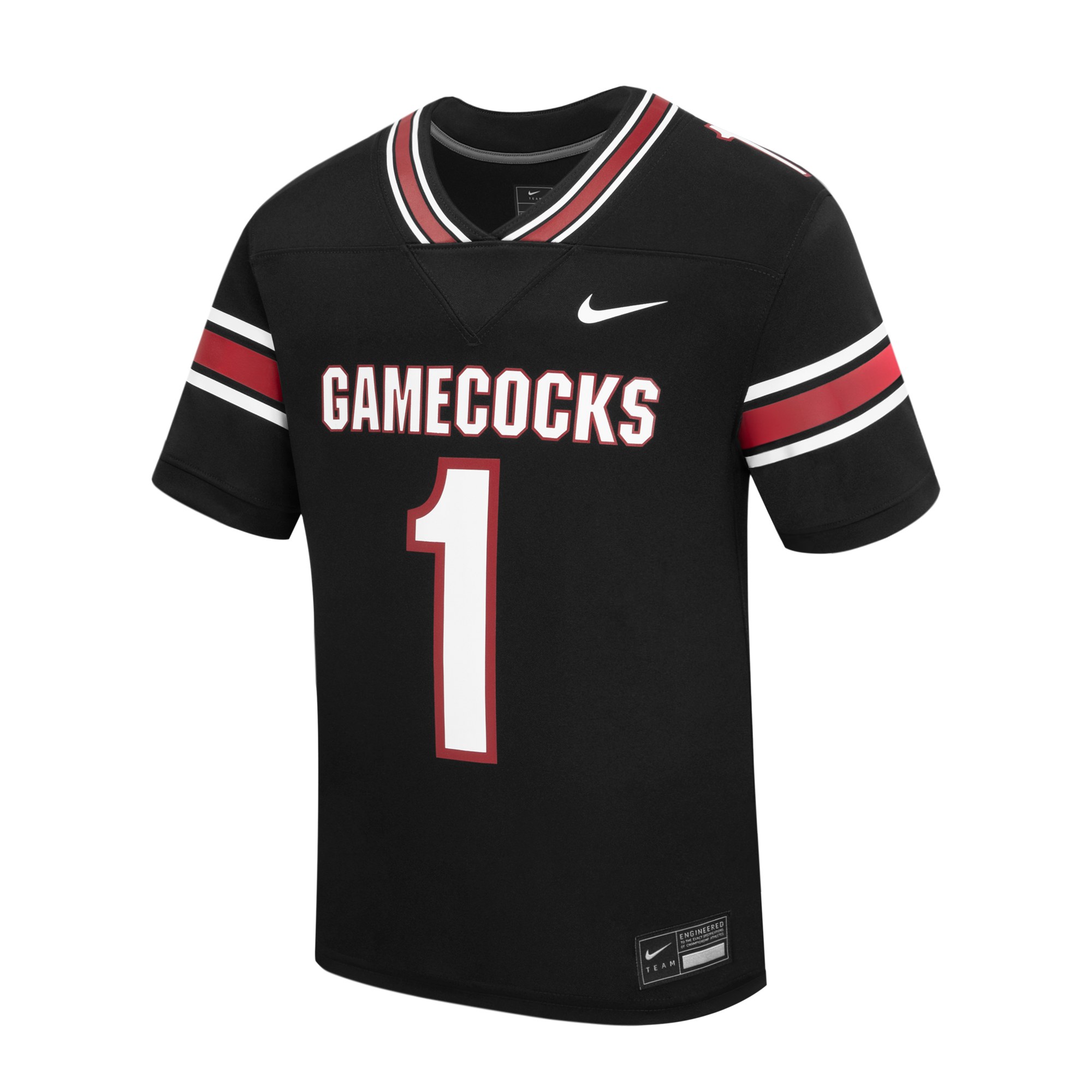 #1 South Carolina Gamecocks Toddler Alternate Football Jersey Black - front view