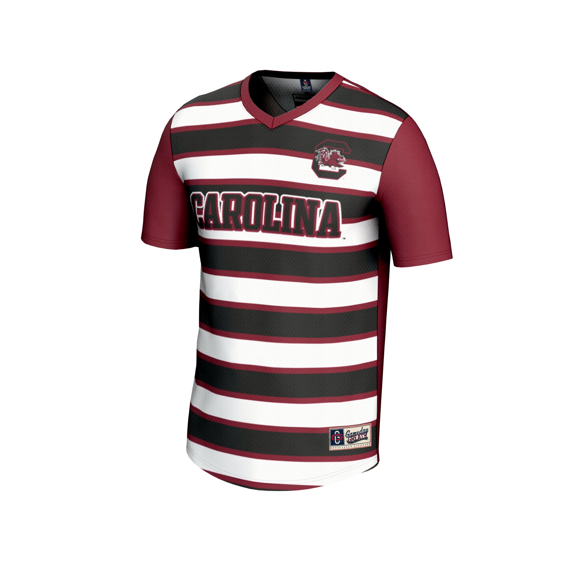South Carolina Gamecocks Unisex Collegiate Women's Soccer Lightweight Fashion Jersey - front view