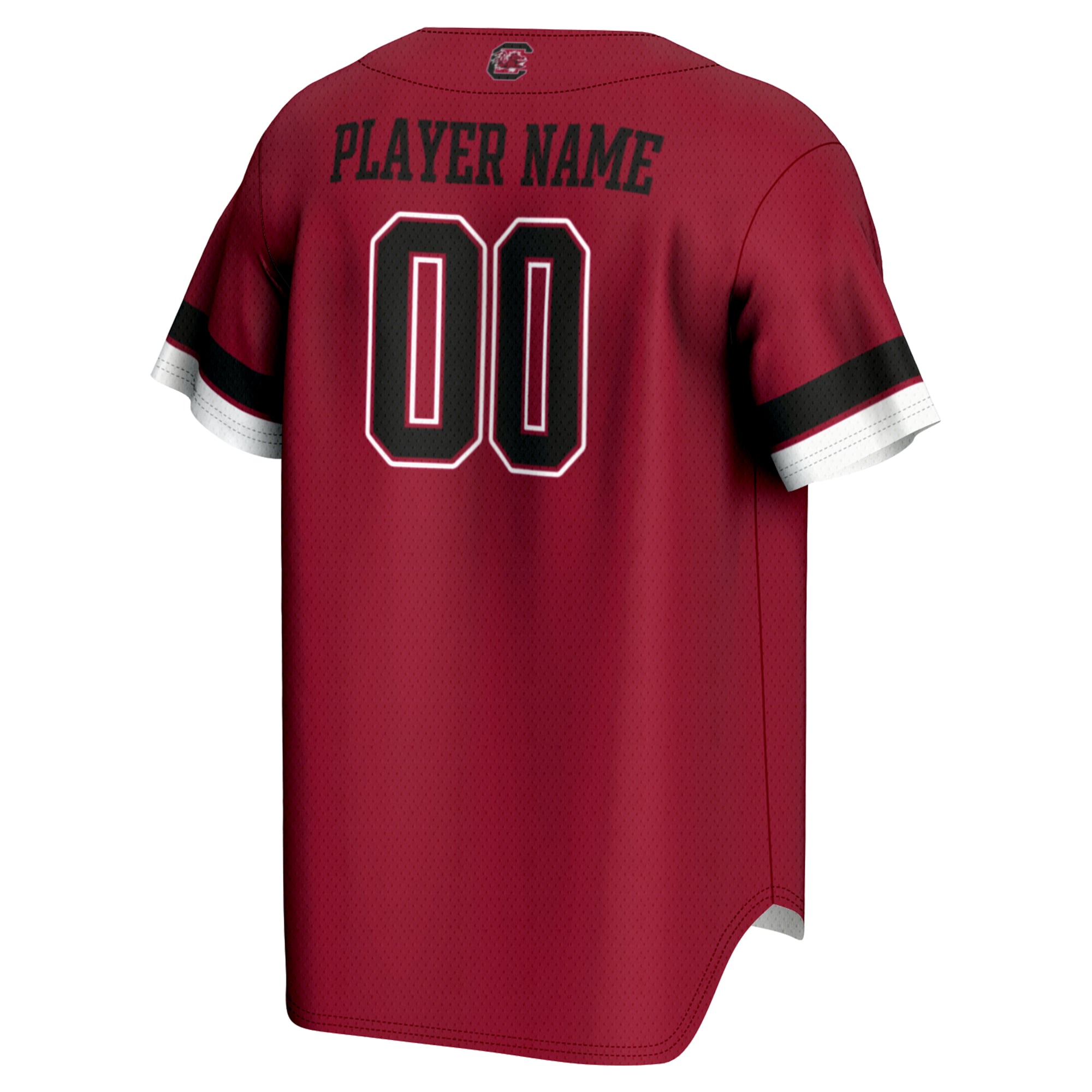 South Carolina Gamecocks Youth Lightweight Baseball Jersey Garnet - back view