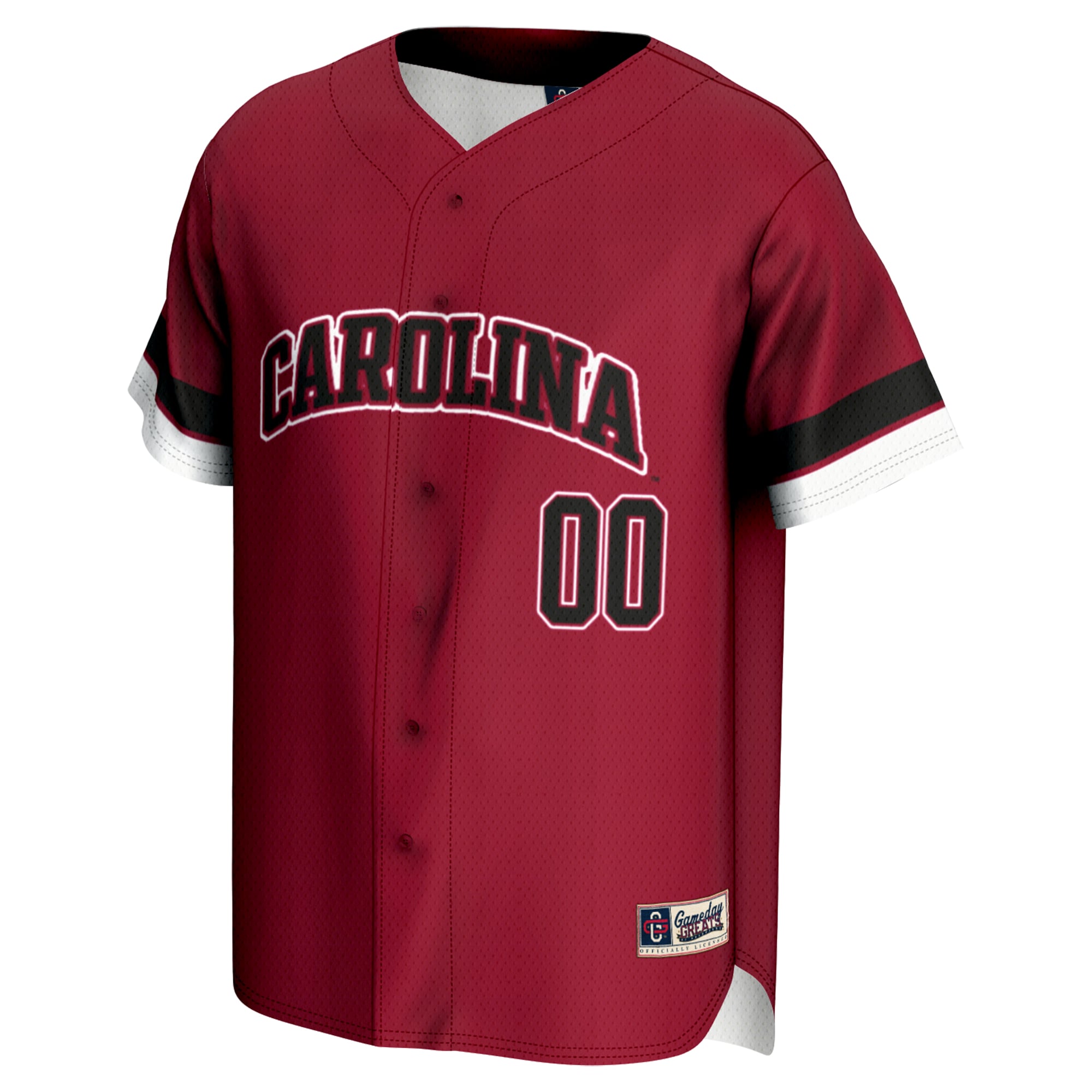 South Carolina Gamecocks Youth Lightweight Baseball Jersey Garnet - front view