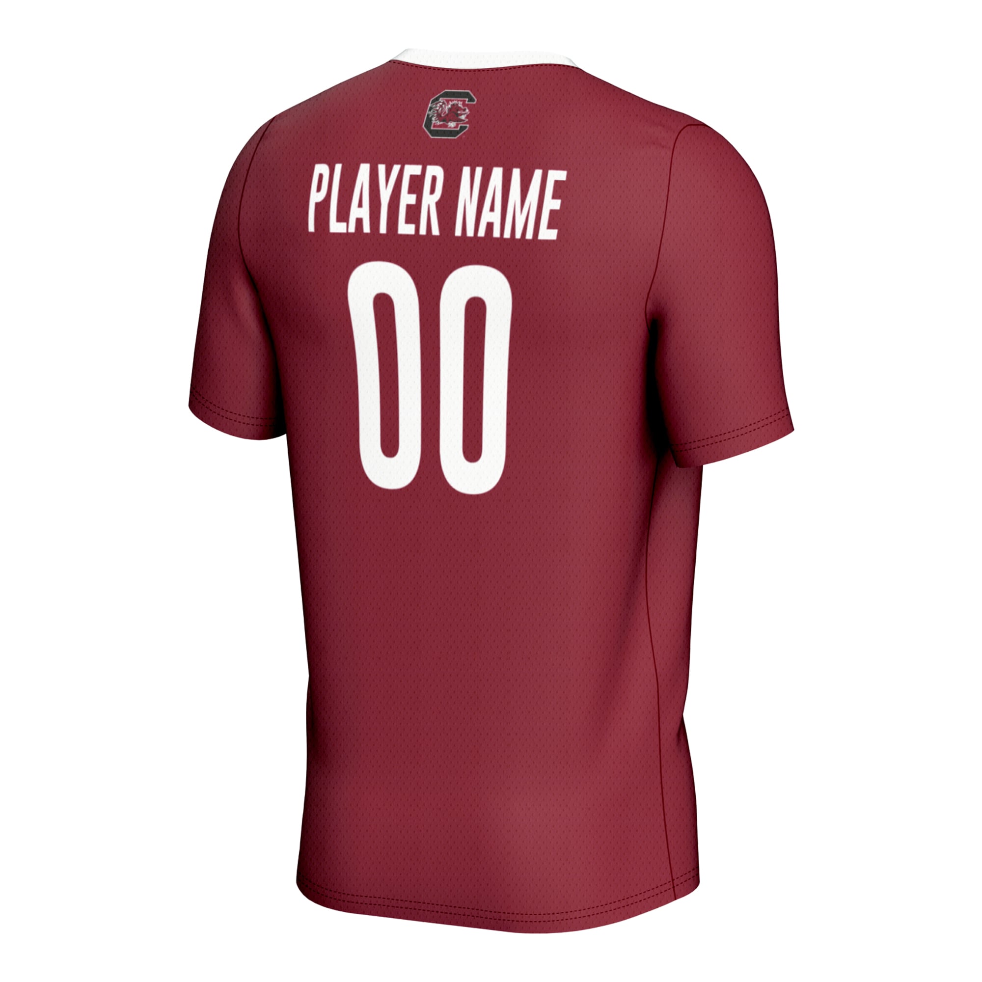 South Carolina Gamecocks Unisex Lightweight Soccer Jersey Garnet - back view