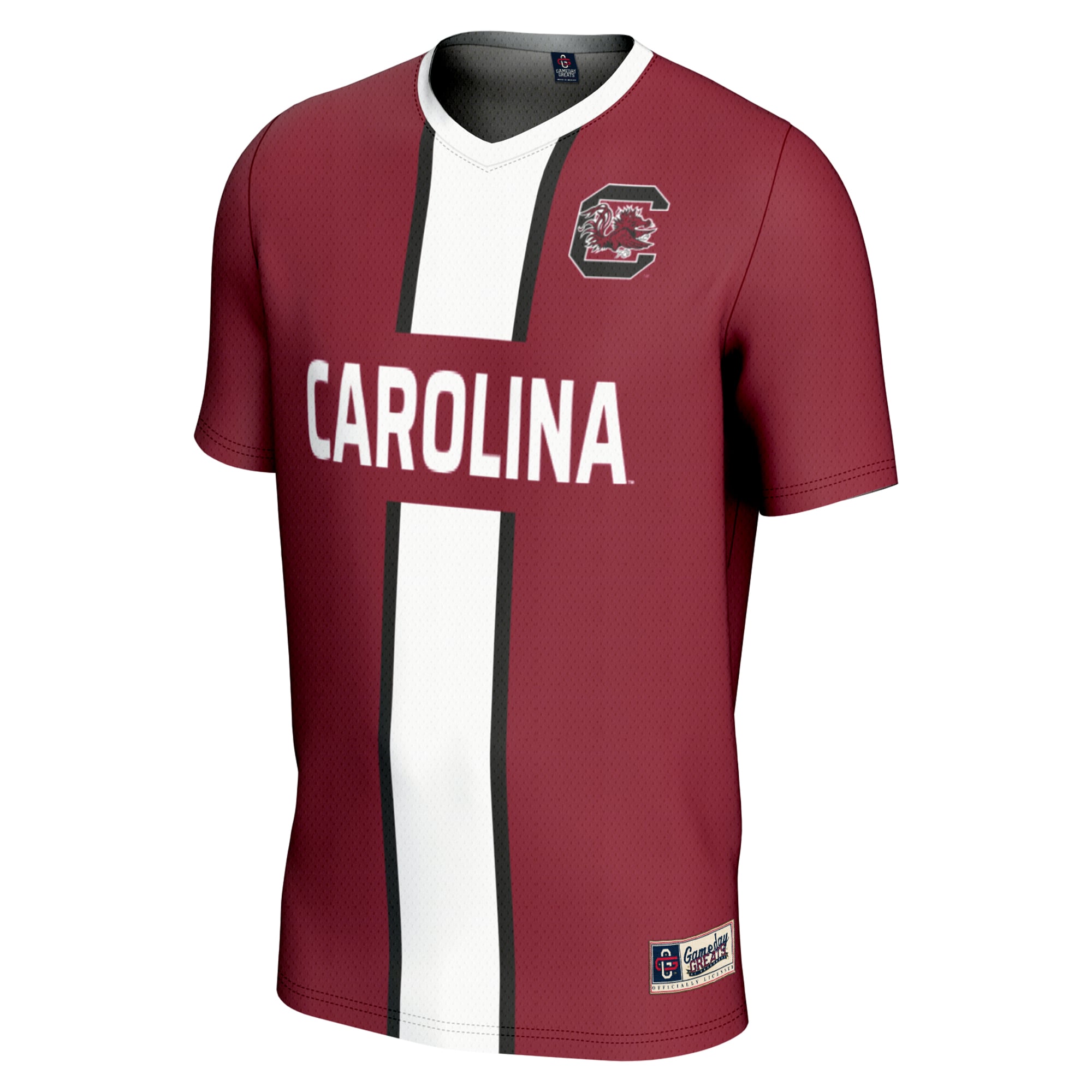 South Carolina Gamecocks Unisex Lightweight Soccer Jersey Garnet - front view