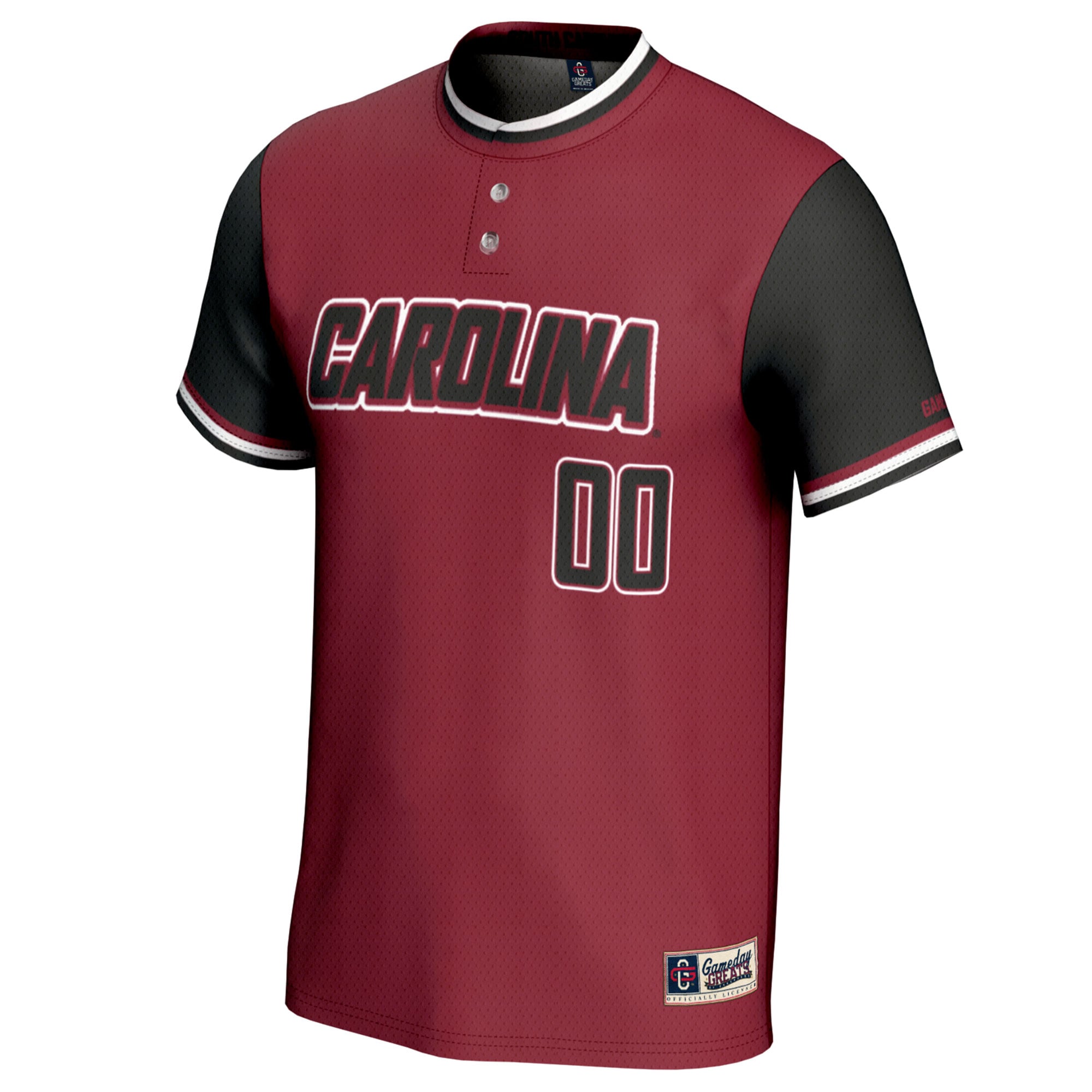 South Carolina Gamecocks Unisex Lightweight Softball Jersey Garnet - front view
